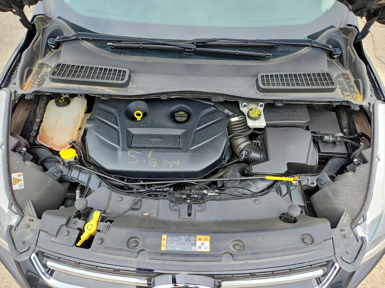 2015 Ford Escape Titanium Black vin: 1FMCU9J93FUA70558