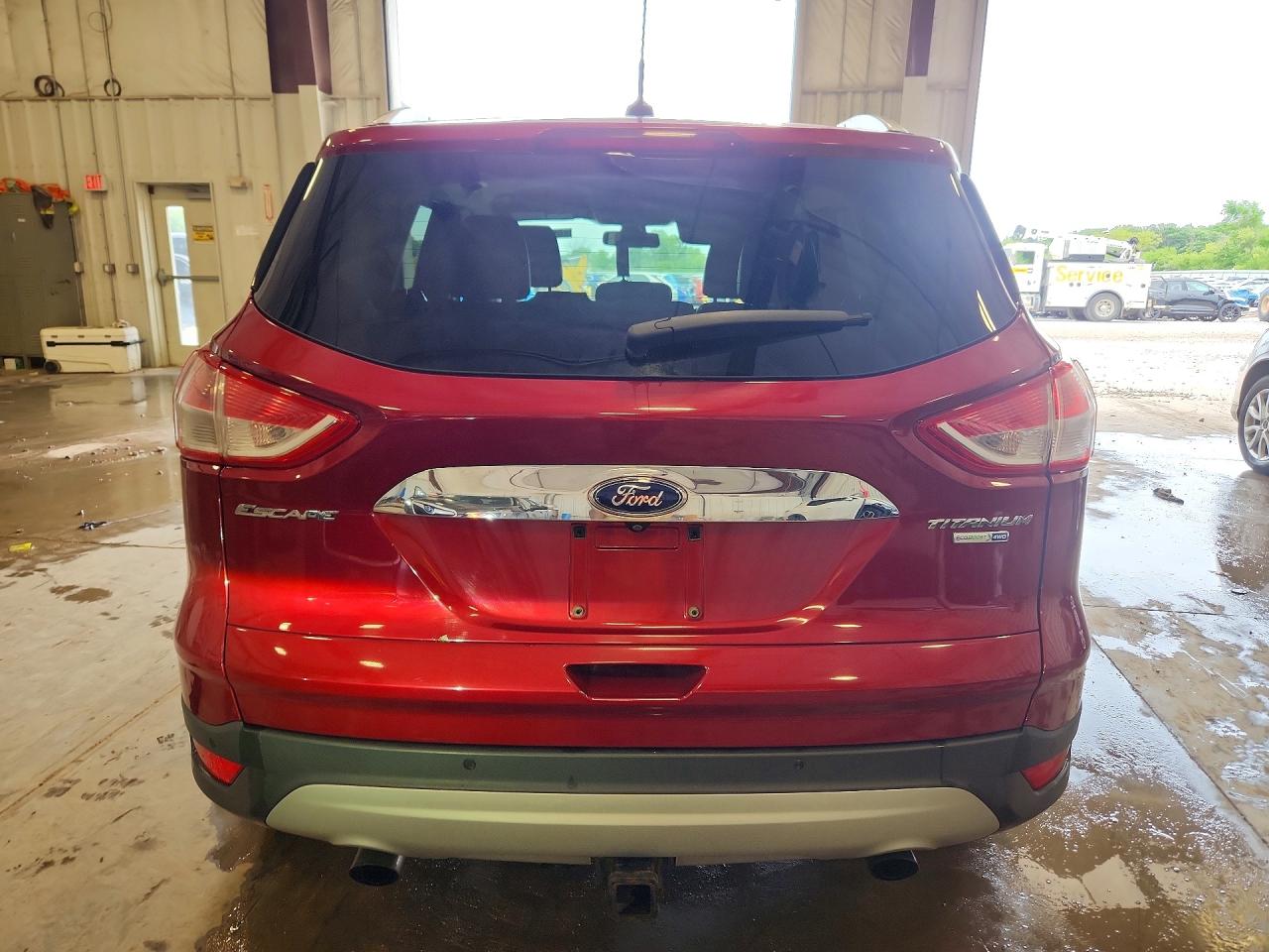 2015 Ford Escape Titanium Red vin: 1FMCU9J93FUA78952