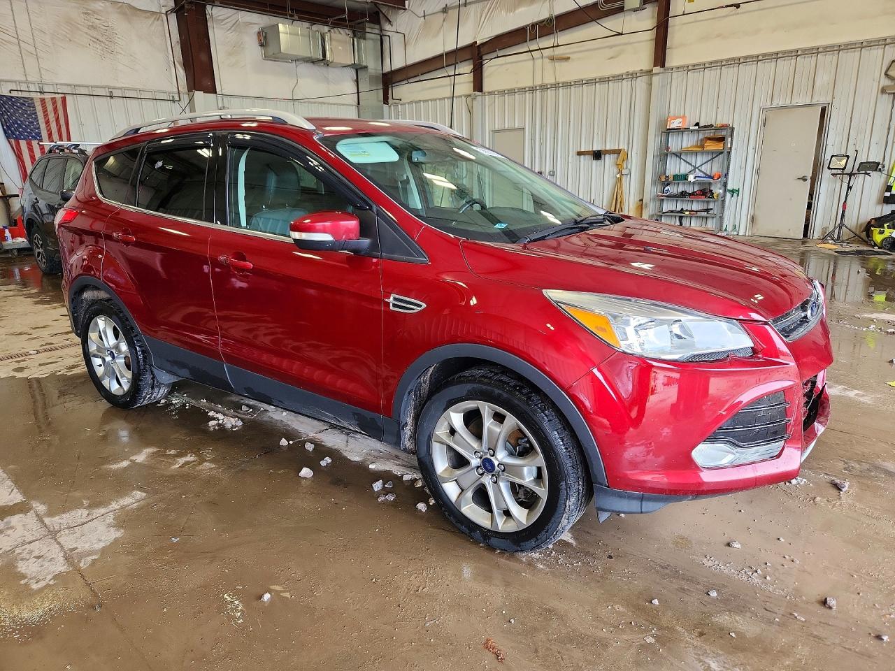 2015 Ford Escape Titanium Red vin: 1FMCU9J93FUA78952