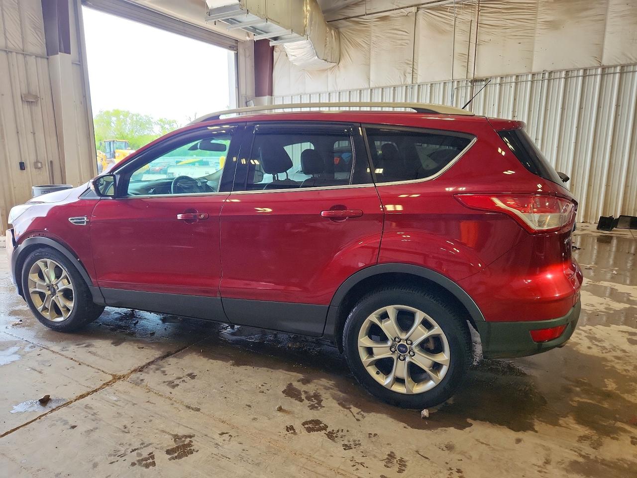 2015 Ford Escape Titanium Red vin: 1FMCU9J93FUA78952