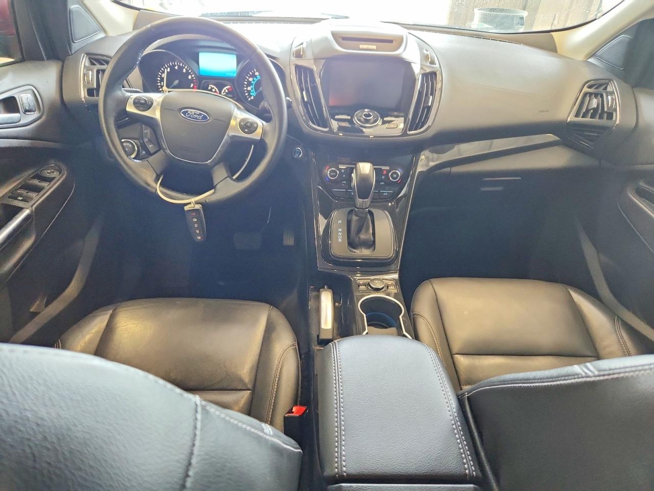 2015 Ford Escape Titanium Red vin: 1FMCU9J93FUA78952