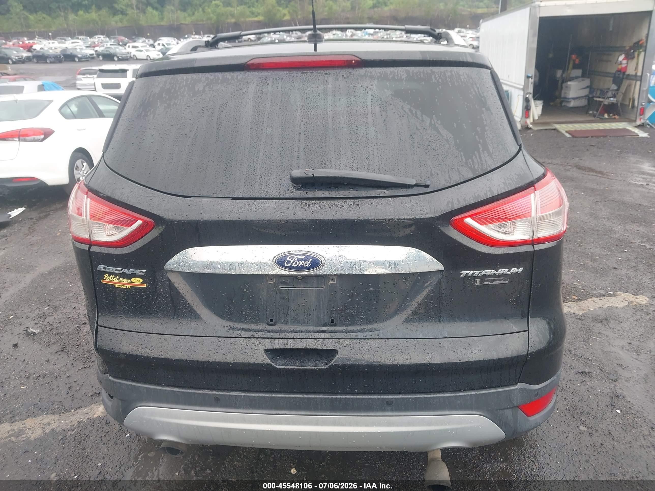 2015 Ford Escape Titanium Black vin: 1FMCU9J93FUB55254