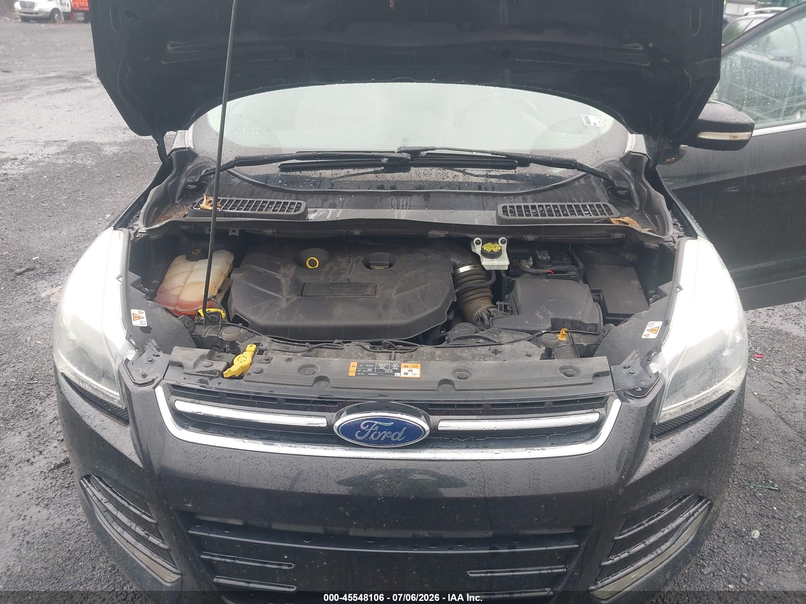 2015 Ford Escape Titanium Black vin: 1FMCU9J93FUB55254