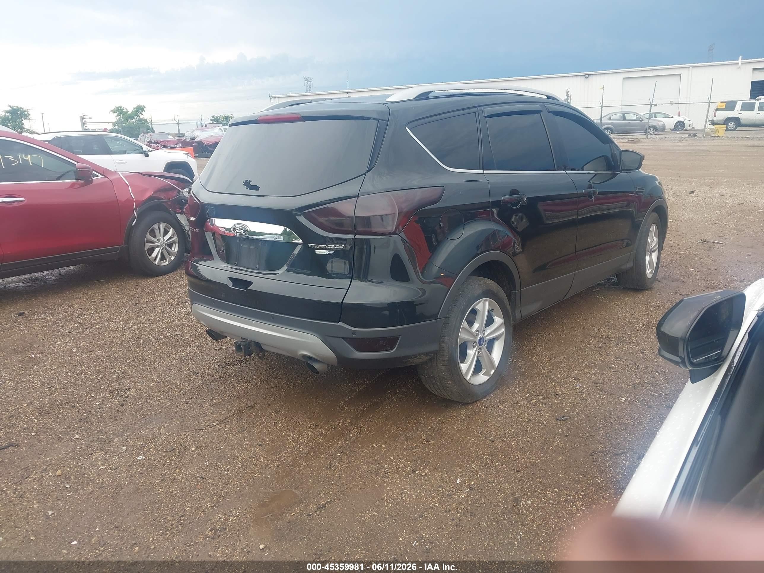 2015 Ford Escape Titanium Black vin: 1FMCU9J93FUB92675