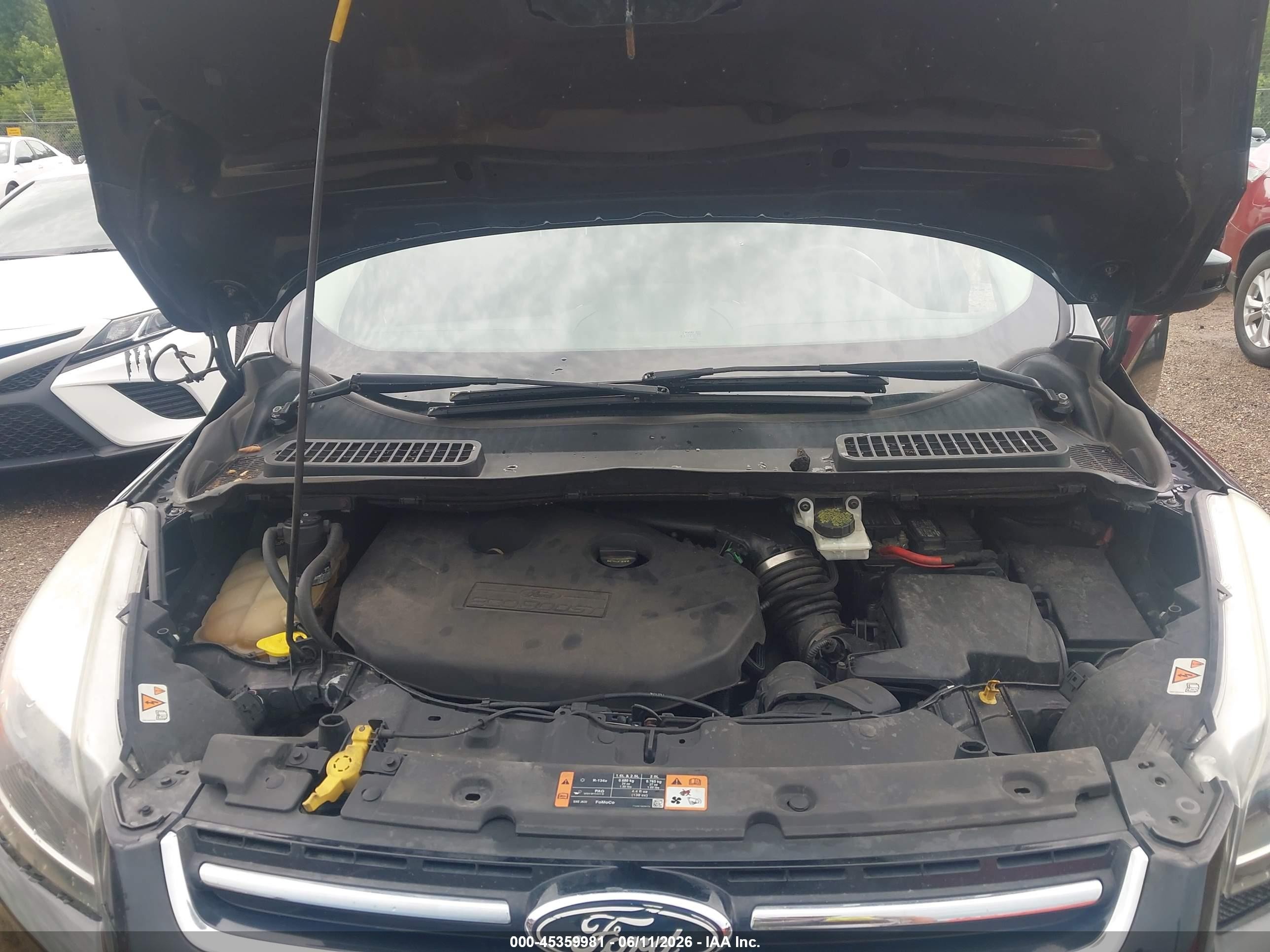 2015 Ford Escape Titanium Black vin: 1FMCU9J93FUB92675