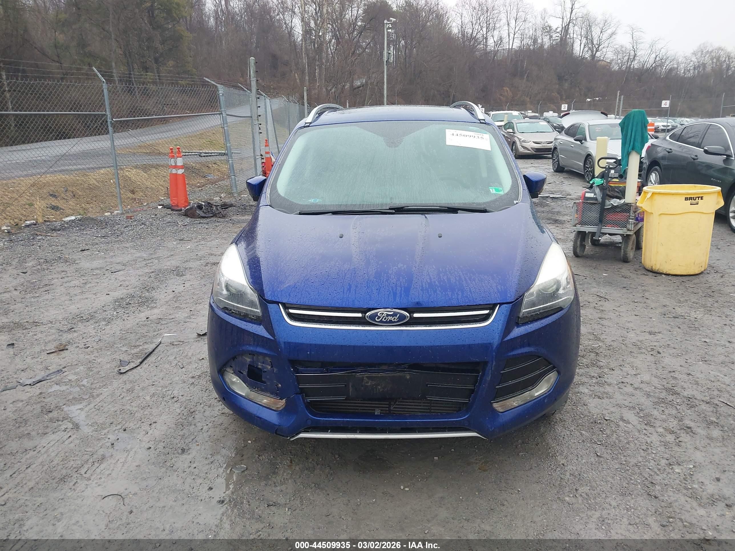 2015 Ford Escape Titanium Blue vin: 1FMCU9J93FUC21365