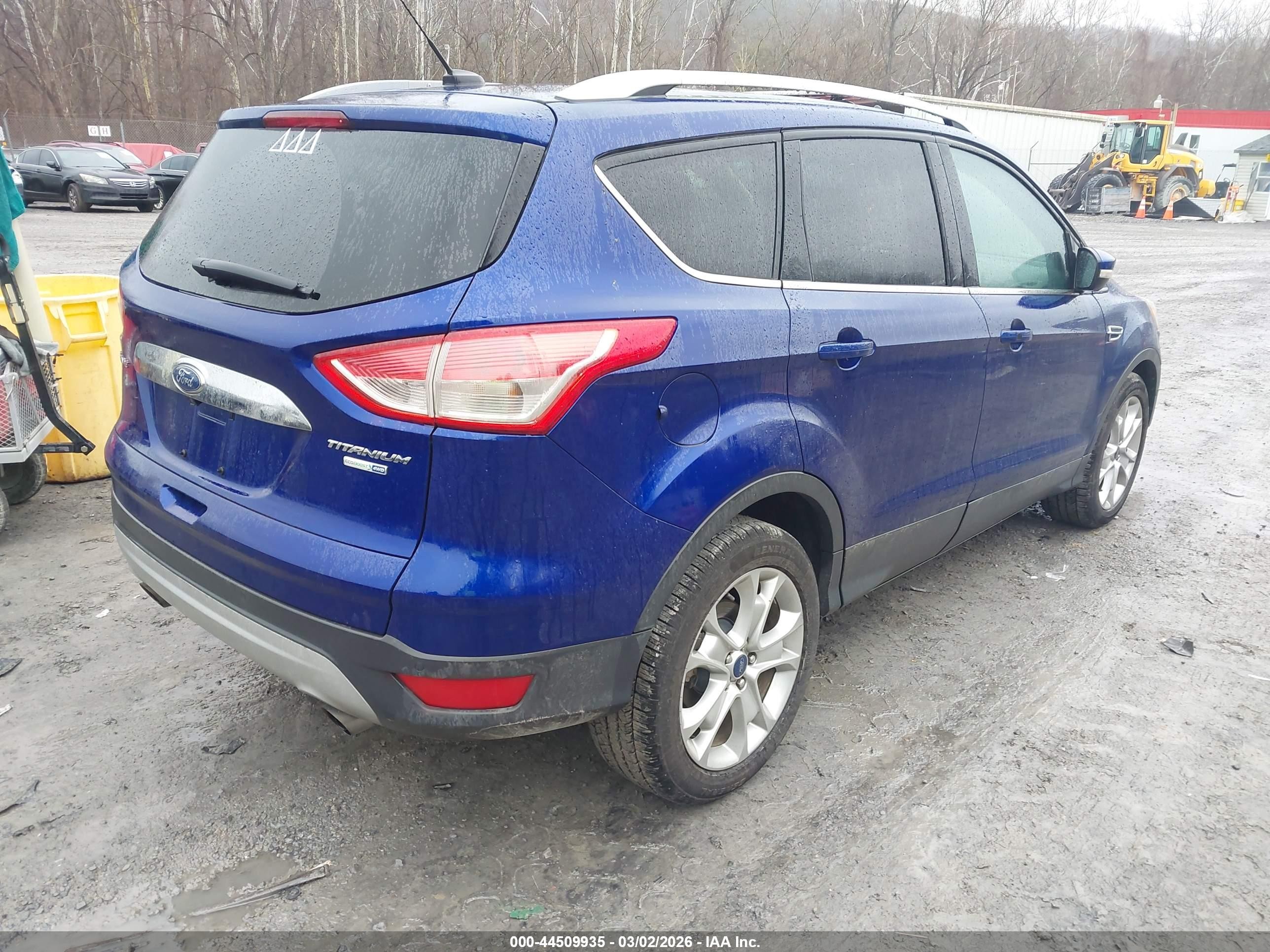 2015 Ford Escape Titanium Blue vin: 1FMCU9J93FUC21365