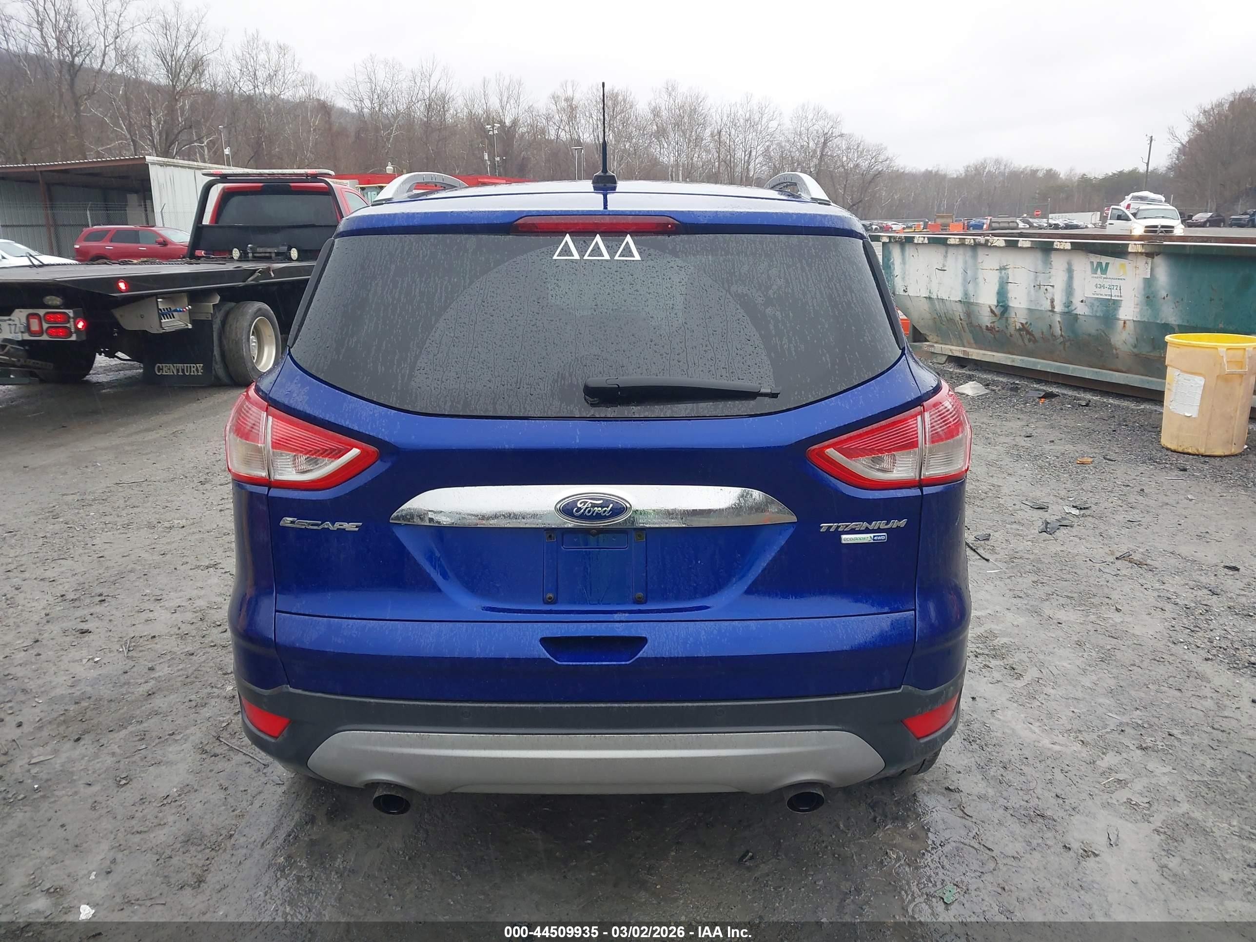2015 Ford Escape Titanium Blue vin: 1FMCU9J93FUC21365