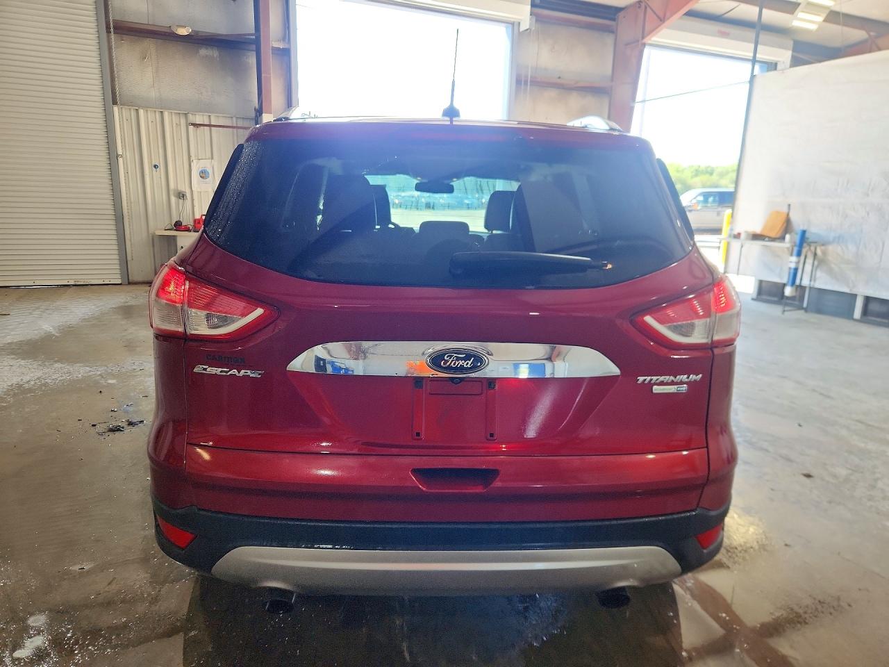 2015 Ford Escape Titanium Red vin: 1FMCU9J93FUC52972