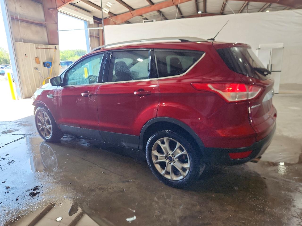 2015 Ford Escape Titanium Red vin: 1FMCU9J93FUC52972