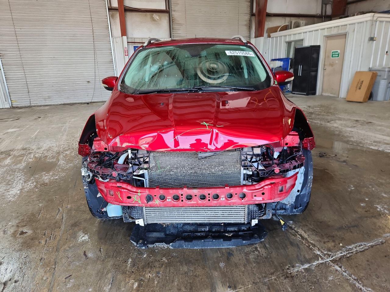 2015 Ford Escape Titanium Red vin: 1FMCU9J93FUC52972