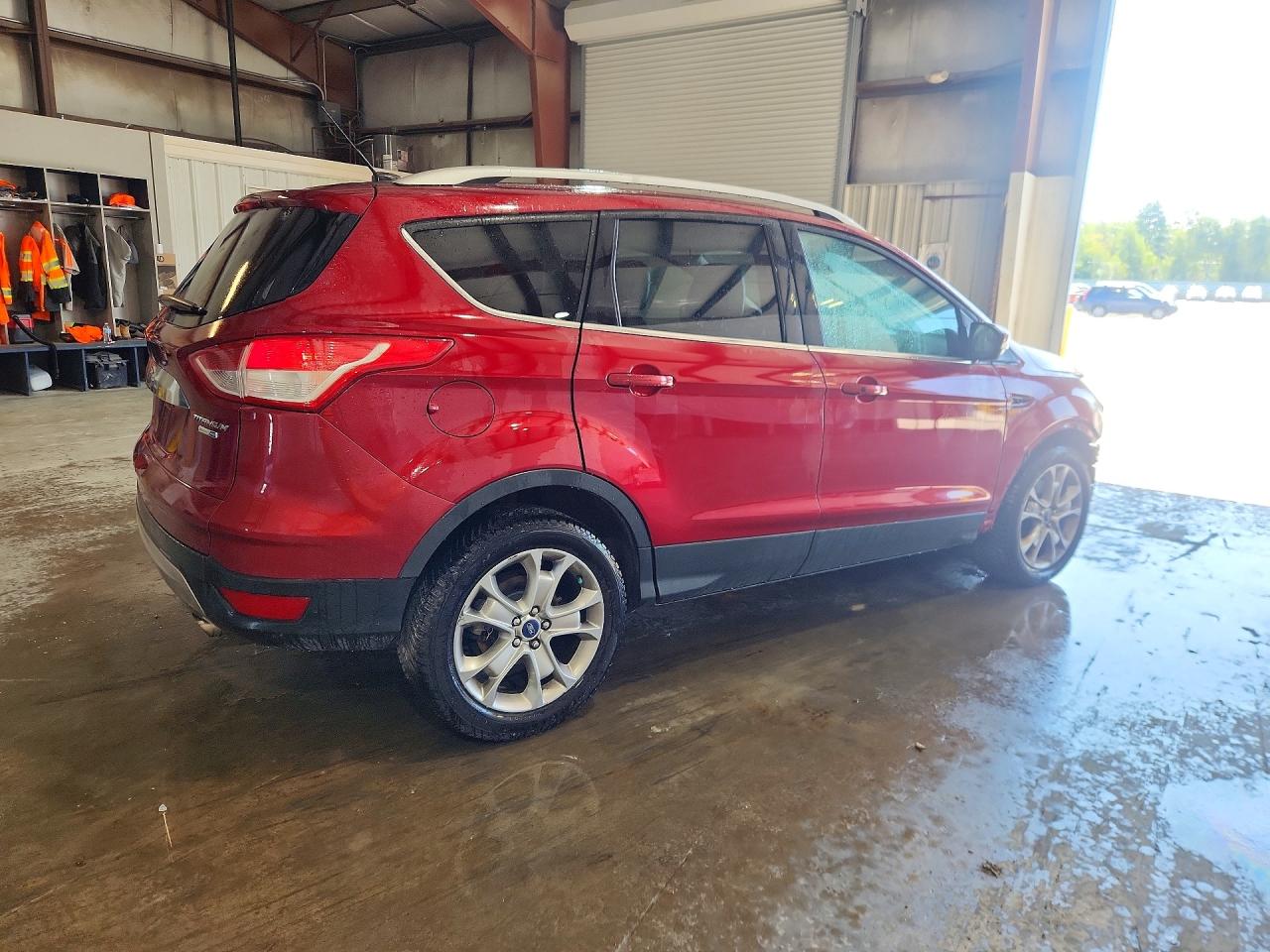 2015 Ford Escape Titanium Red vin: 1FMCU9J93FUC52972