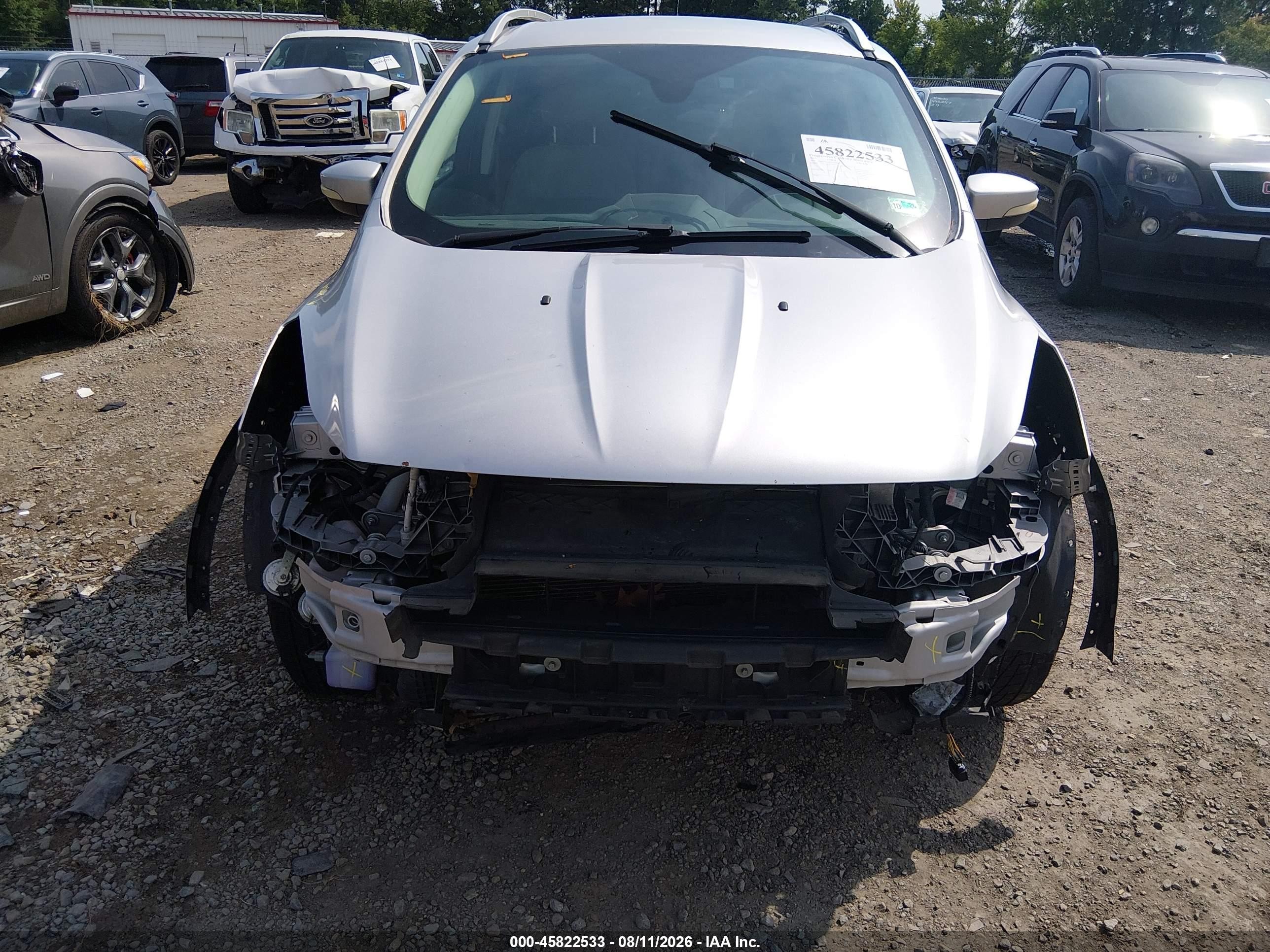2015 Ford Escape Titanium Silver vin: 1FMCU9J93FUC66936