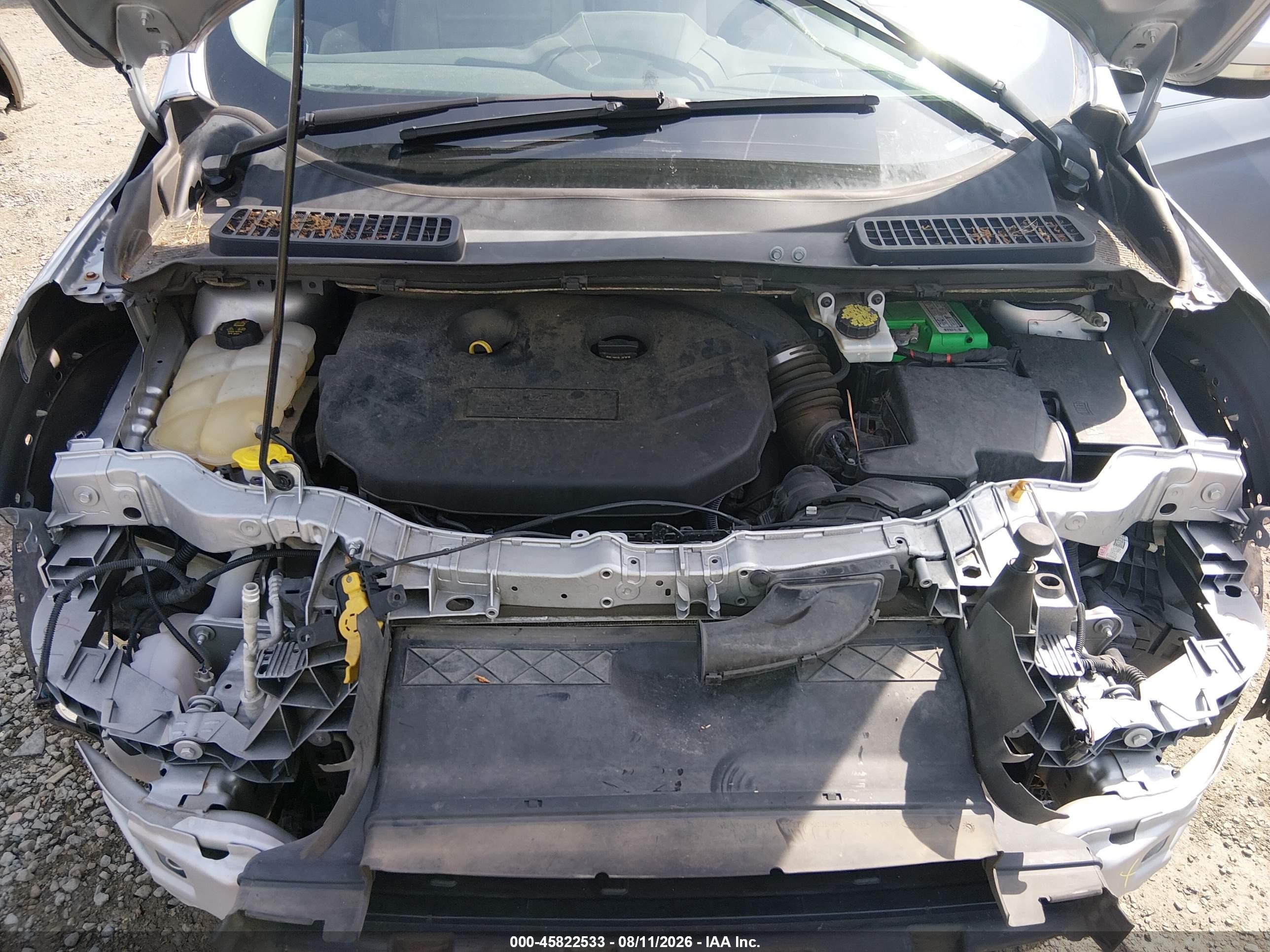 2015 Ford Escape Titanium Silver vin: 1FMCU9J93FUC66936