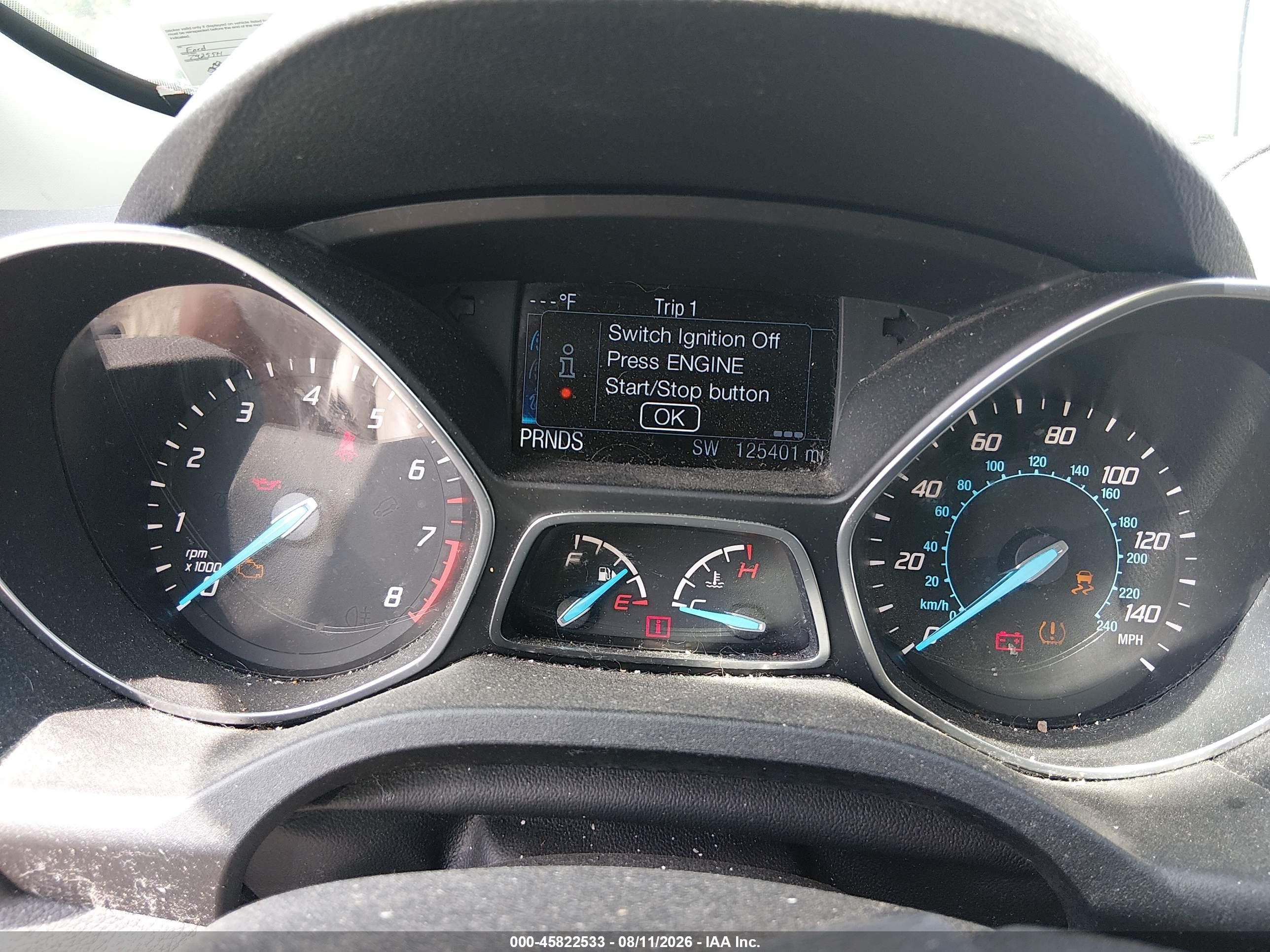 2015 Ford Escape Titanium Silver vin: 1FMCU9J93FUC66936