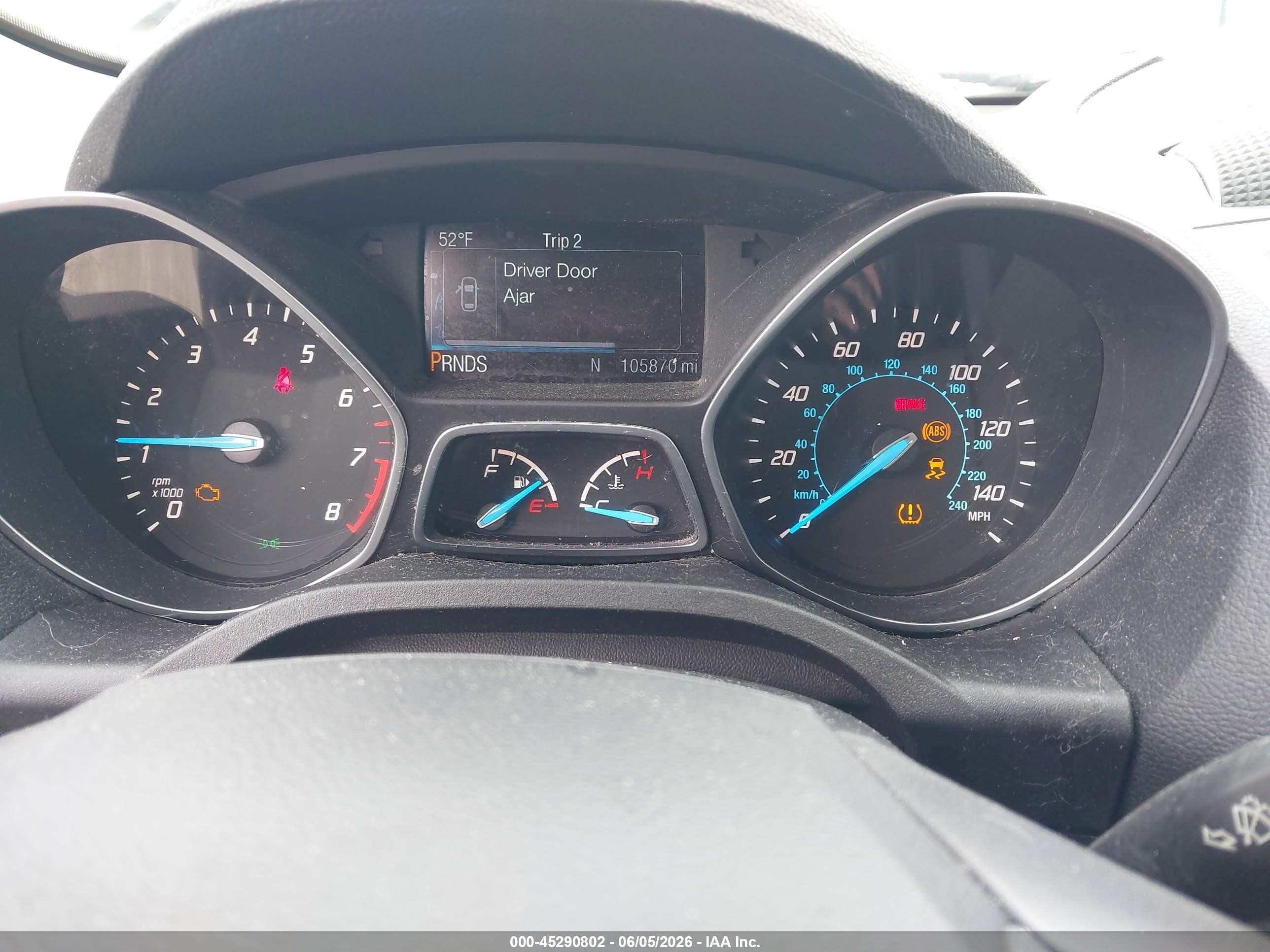 2016 Ford Escape Titanium Silver vin: 1FMCU9J93GUA22396