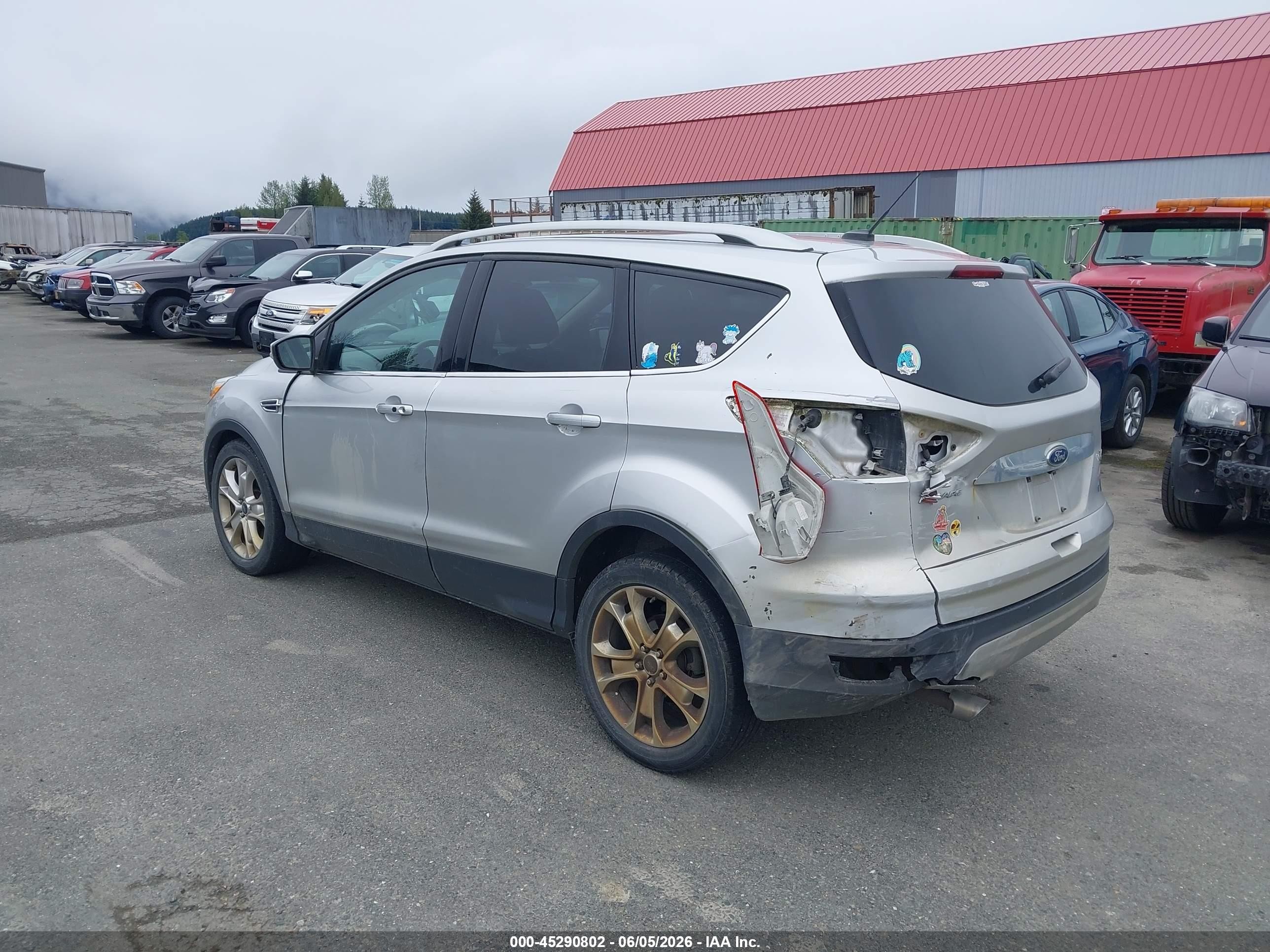 2016 Ford Escape Titanium Silver vin: 1FMCU9J93GUA22396