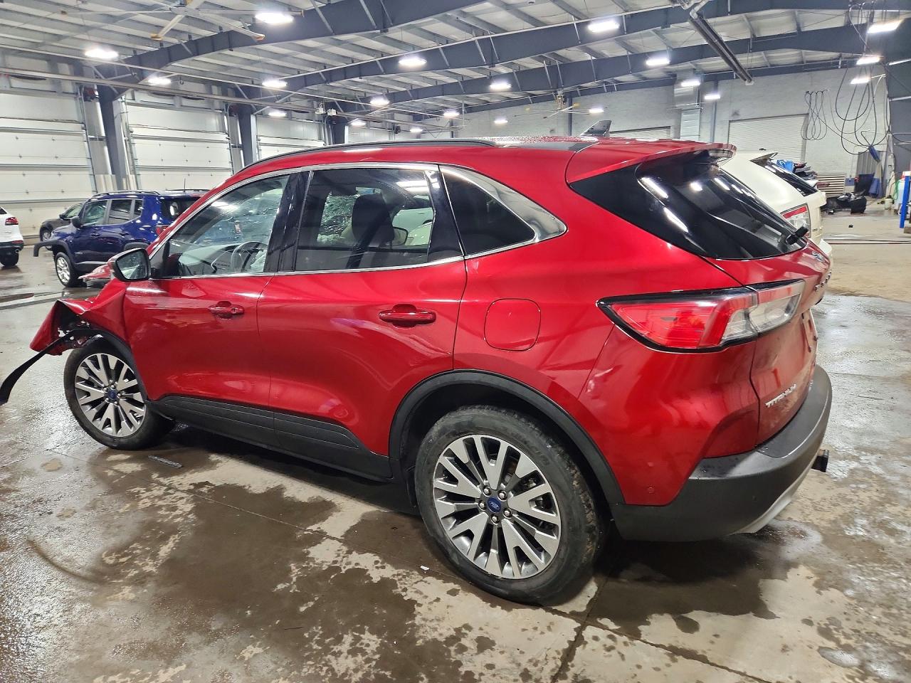 2020 Ford Escape Titanium Red vin: 1FMCU9J93LUC64969