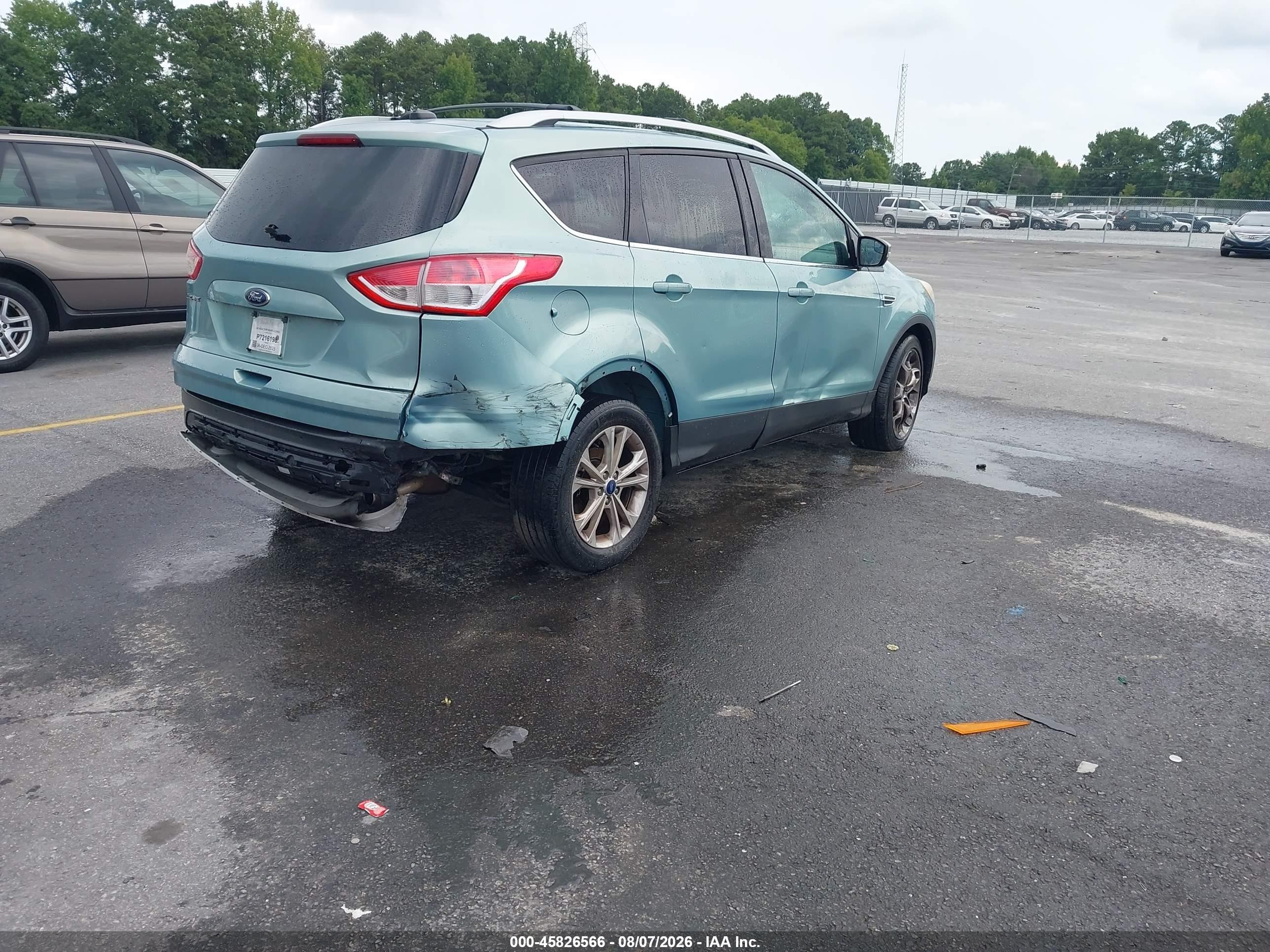 2013 Ford Escape Titanium Teal vin: 1FMCU9J94DUB13088