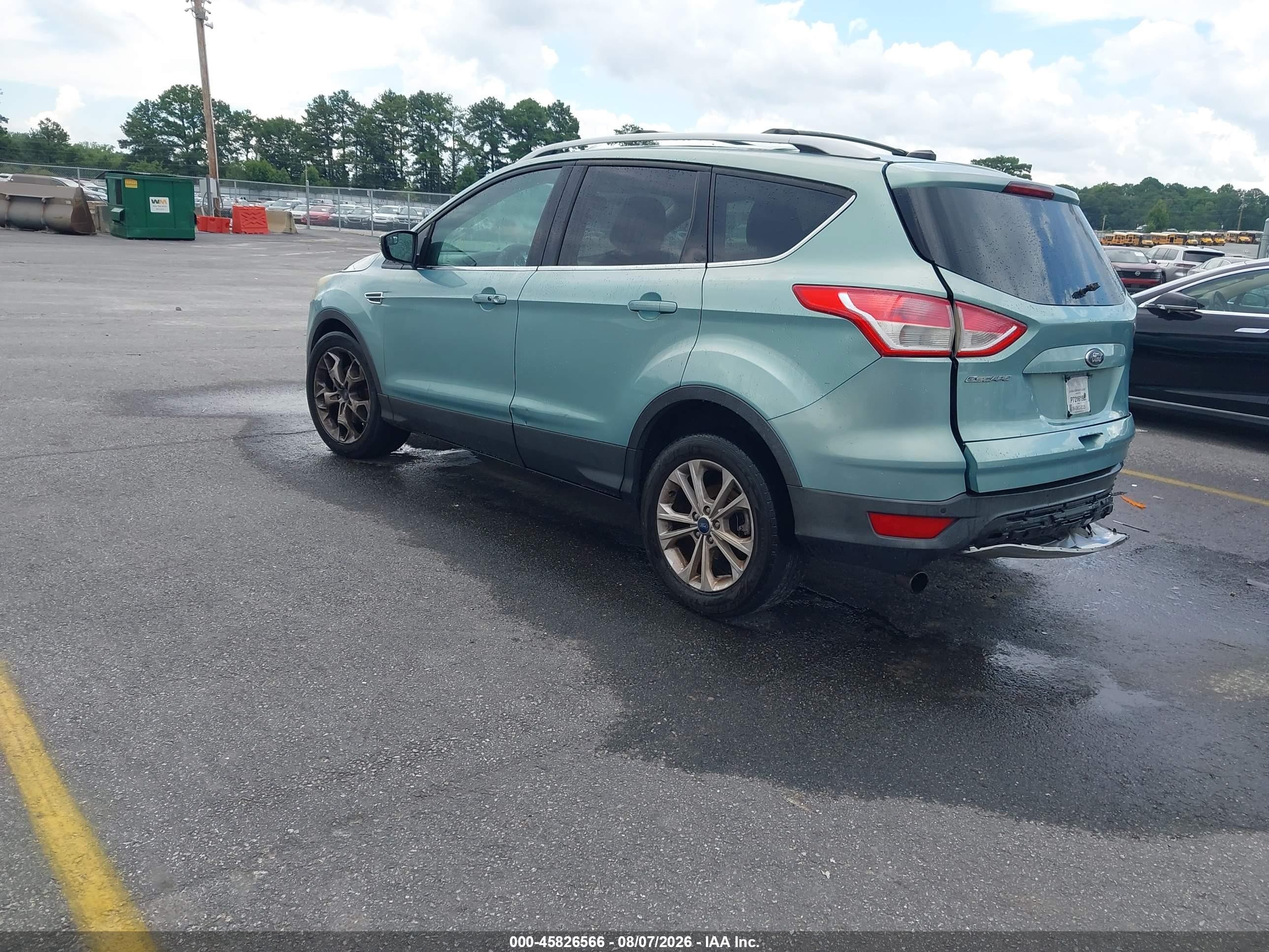2013 Ford Escape Titanium Teal vin: 1FMCU9J94DUB13088