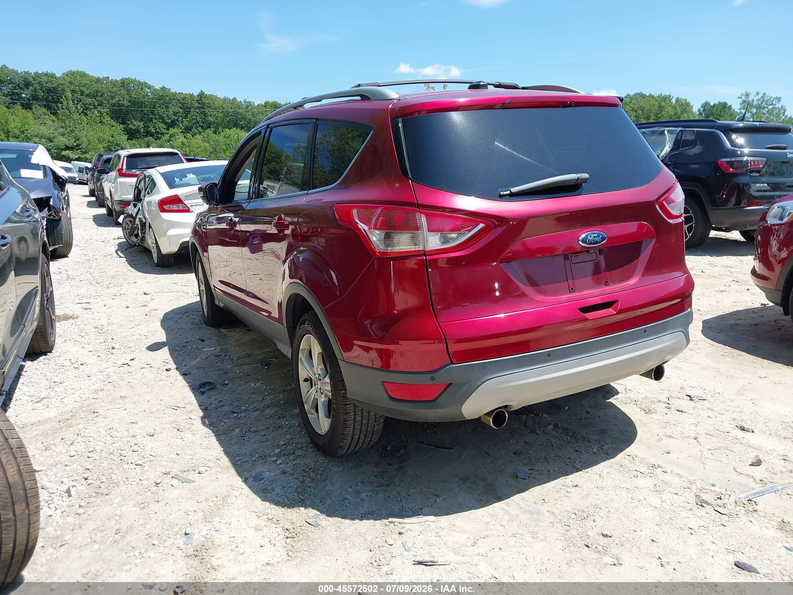 2013 Ford Escape Titanium Burgundy vin: 1FMCU9J94DUB49380