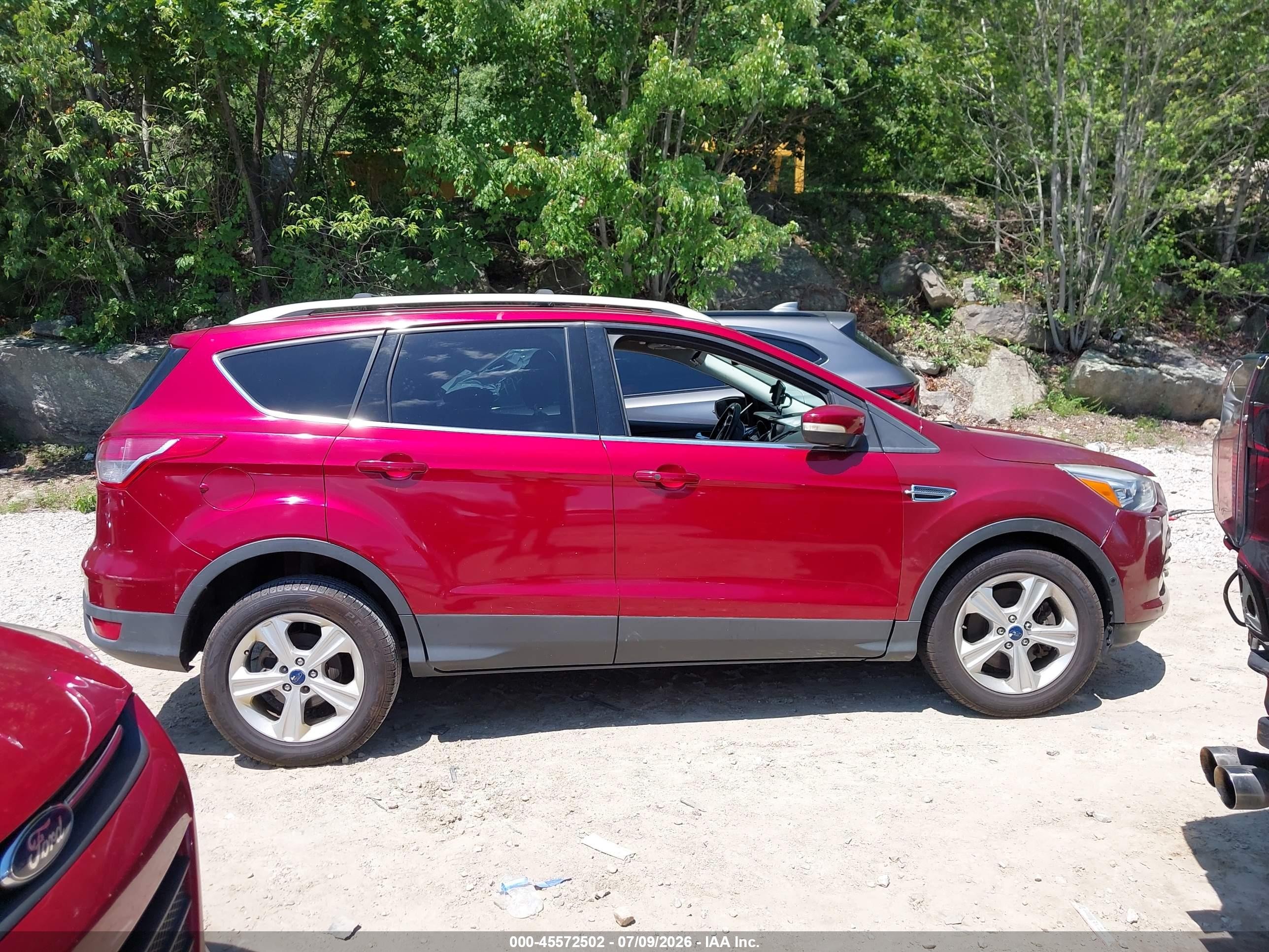 2013 Ford Escape Titanium Burgundy vin: 1FMCU9J94DUB49380