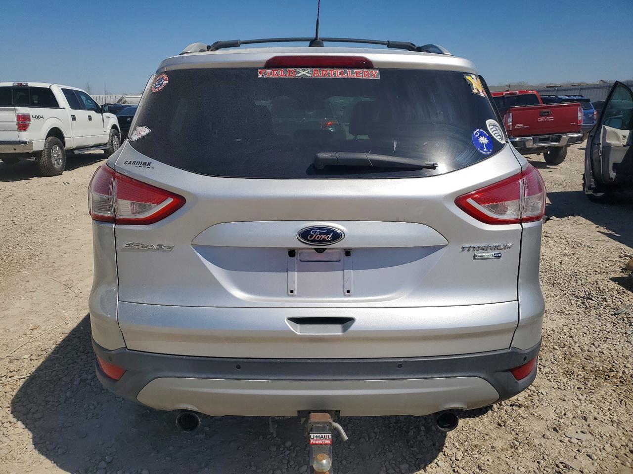 2013 Ford Escape Titanium Silver vin: 1FMCU9J94DUB52246