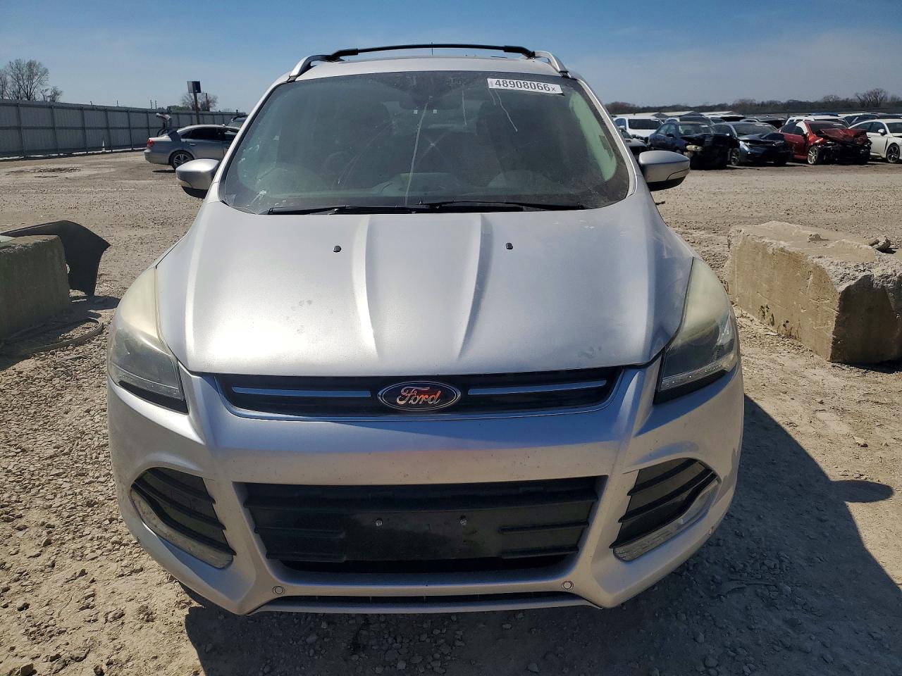 2013 Ford Escape Titanium Silver vin: 1FMCU9J94DUB52246