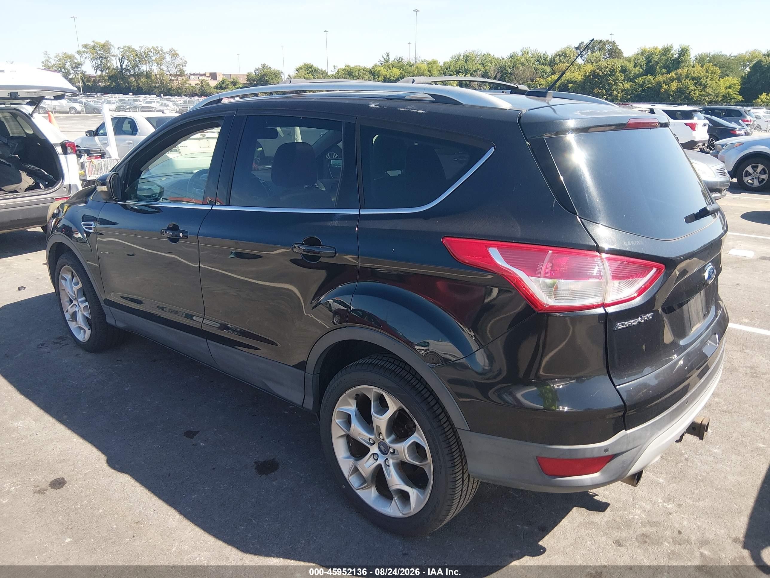 2013 Ford Escape Titanium Black vin: 1FMCU9J94DUB76692