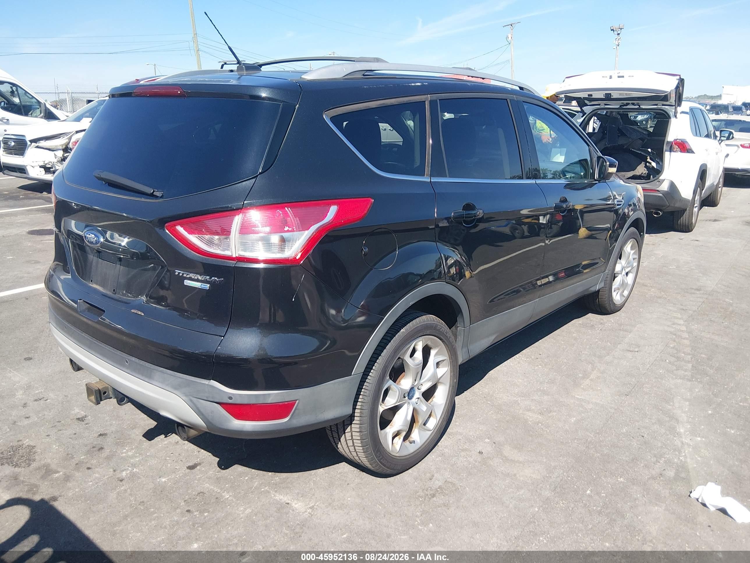 2013 Ford Escape Titanium Black vin: 1FMCU9J94DUB76692