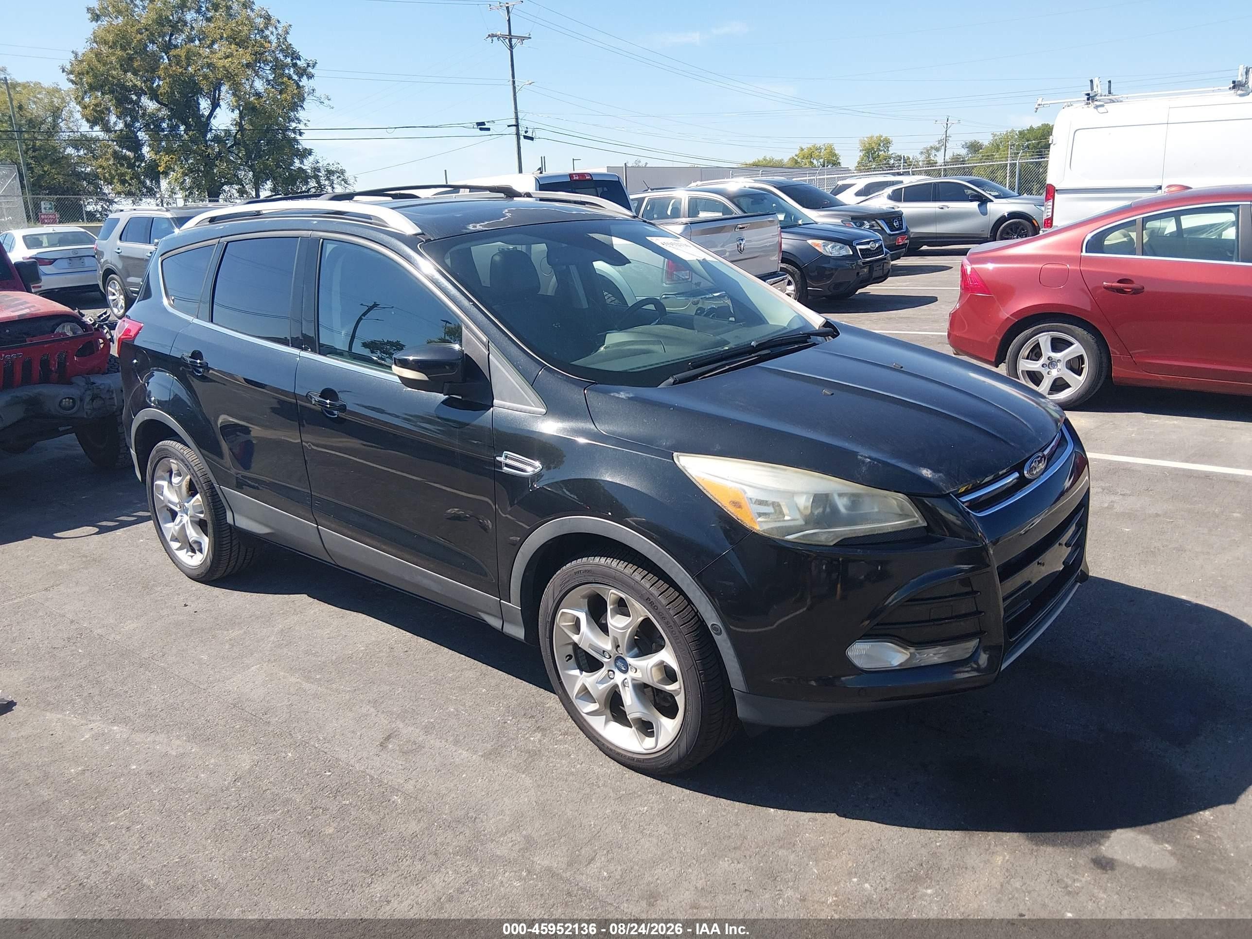 2013 Ford Escape Titanium Black vin: 1FMCU9J94DUB76692