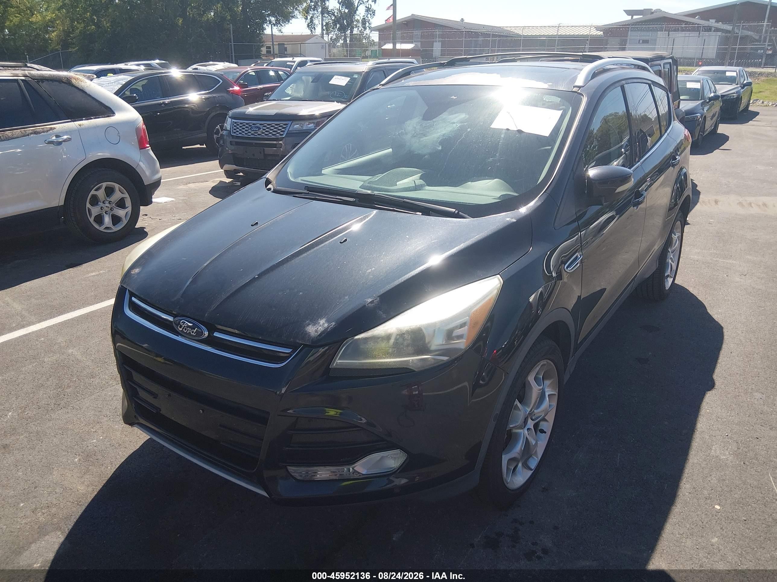 2013 Ford Escape Titanium Black vin: 1FMCU9J94DUB76692