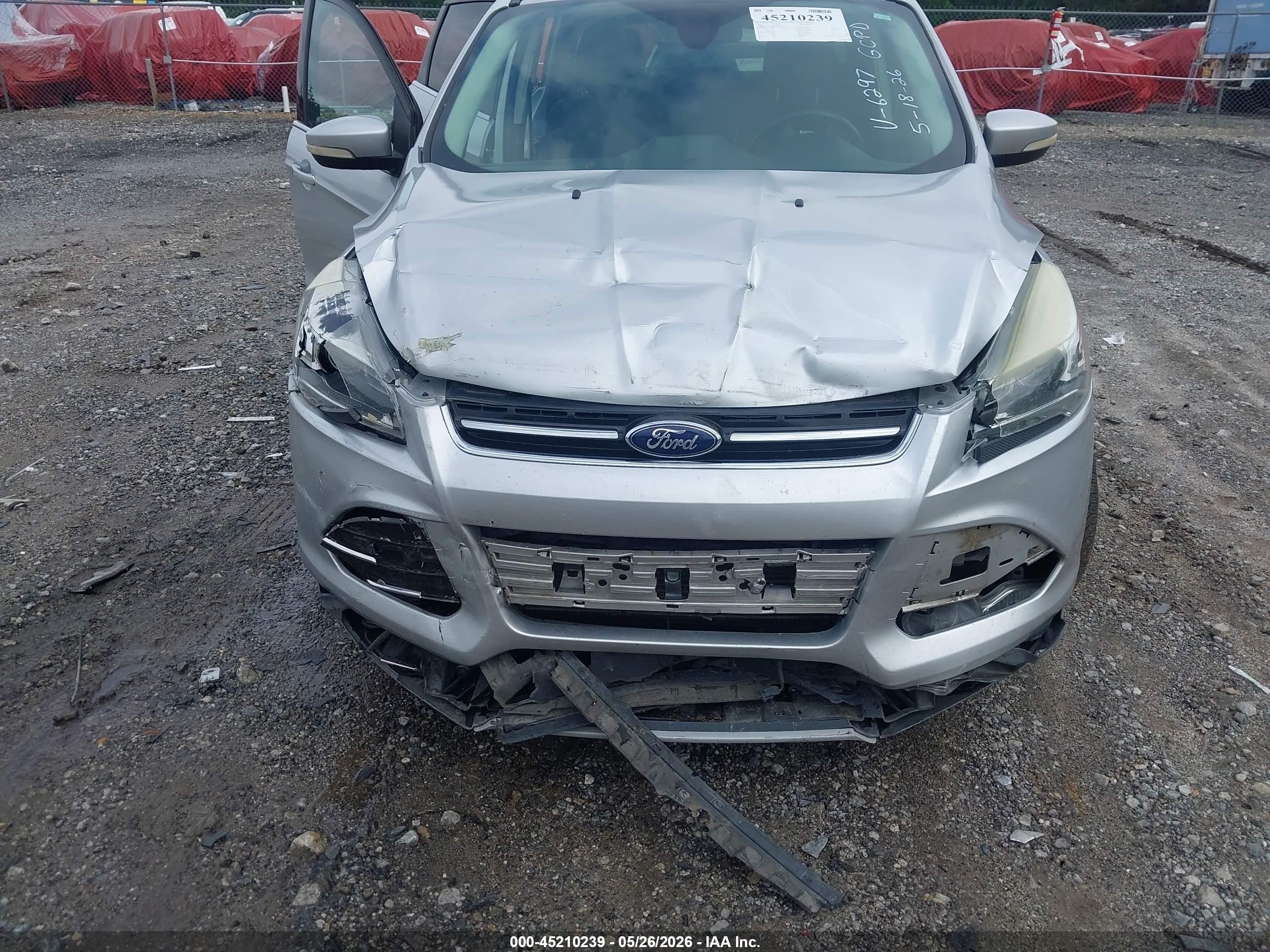 2013 Ford Escape Titanium Silver vin: 1FMCU9J94DUB86297