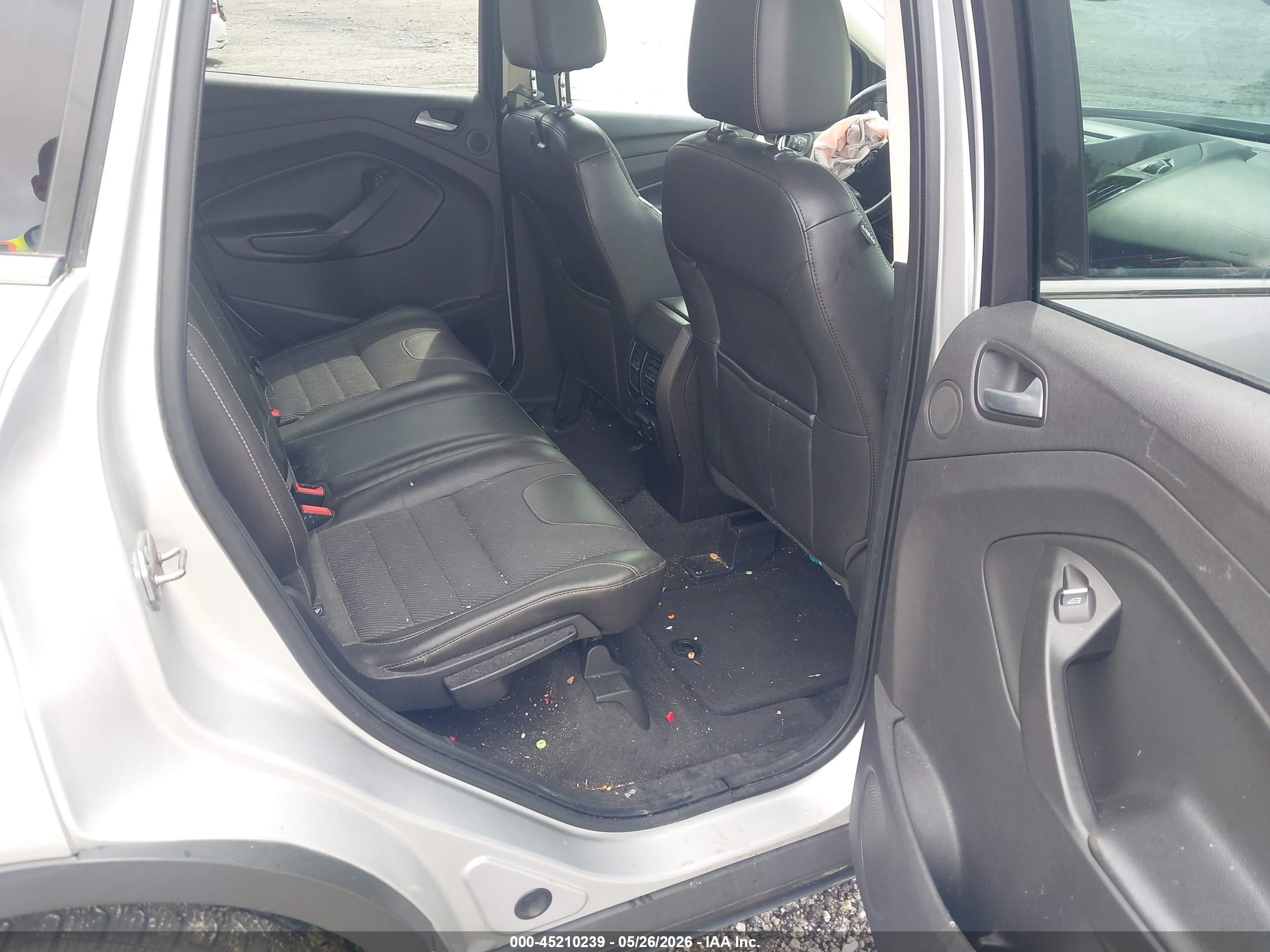 2013 Ford Escape Titanium Silver vin: 1FMCU9J94DUB86297