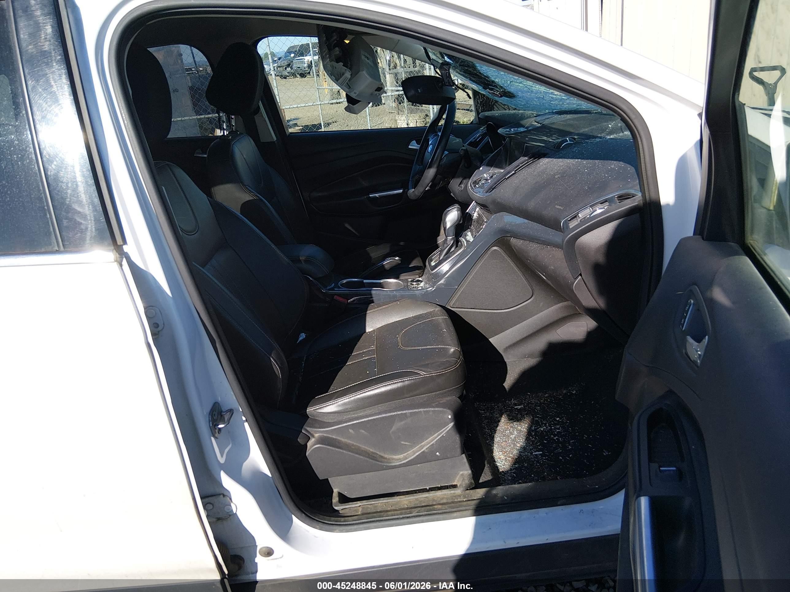 2013 Ford Escape Titanium Белый vin: 1FMCU9J94DUC71771