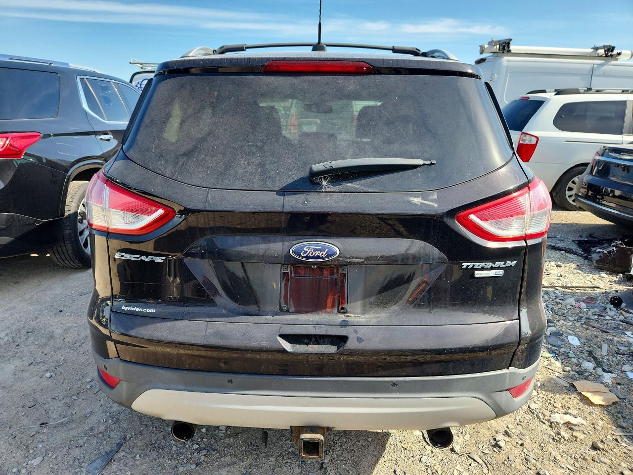 2013 Ford Escape Titanium Черный vin: 1FMCU9J94DUD16093