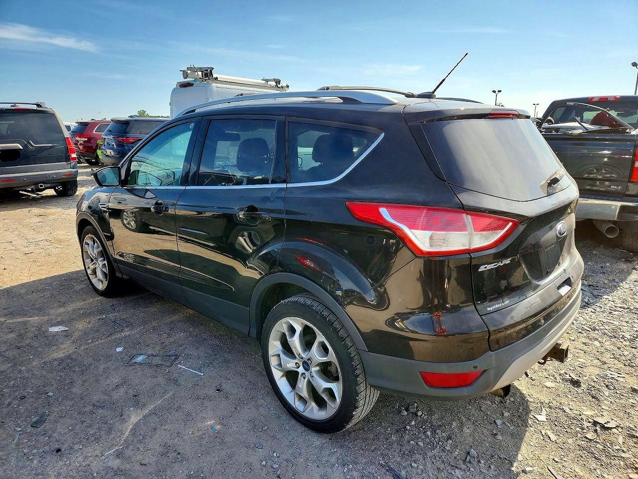 2013 Ford Escape Titanium Черный vin: 1FMCU9J94DUD16093
