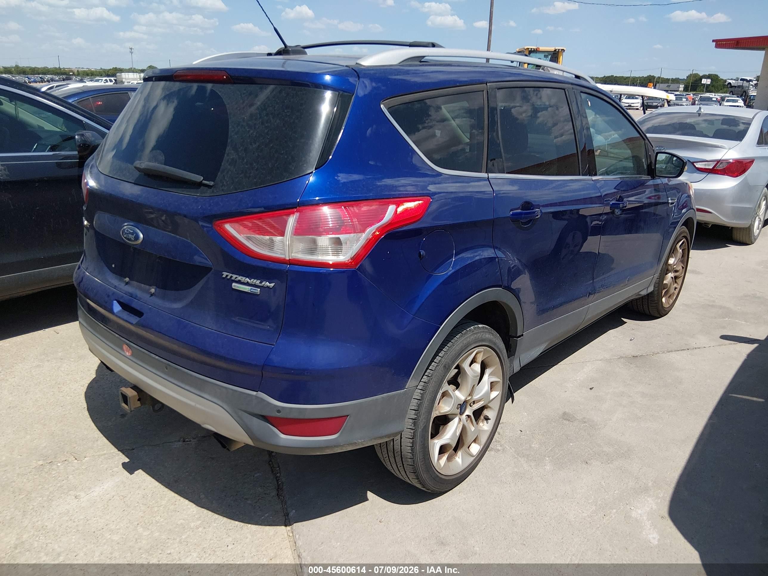 2013 Ford Escape Titanium Blue vin: 1FMCU9J94DUD53905