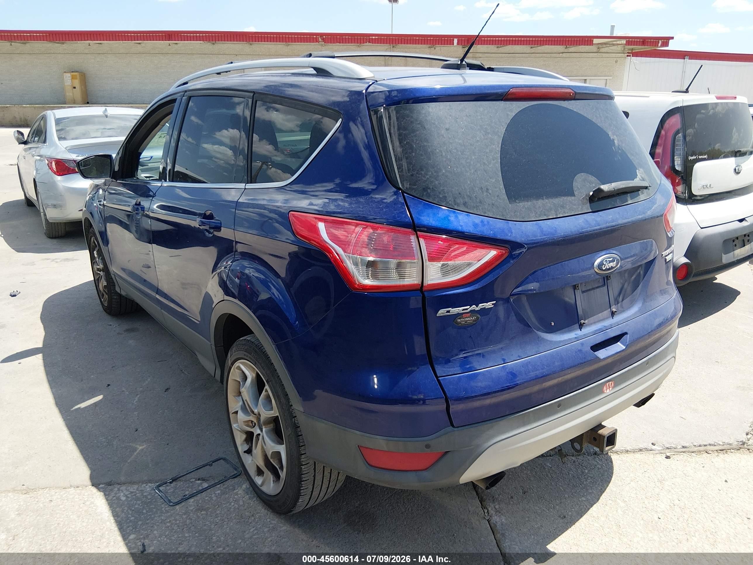 2013 Ford Escape Titanium Blue vin: 1FMCU9J94DUD53905
