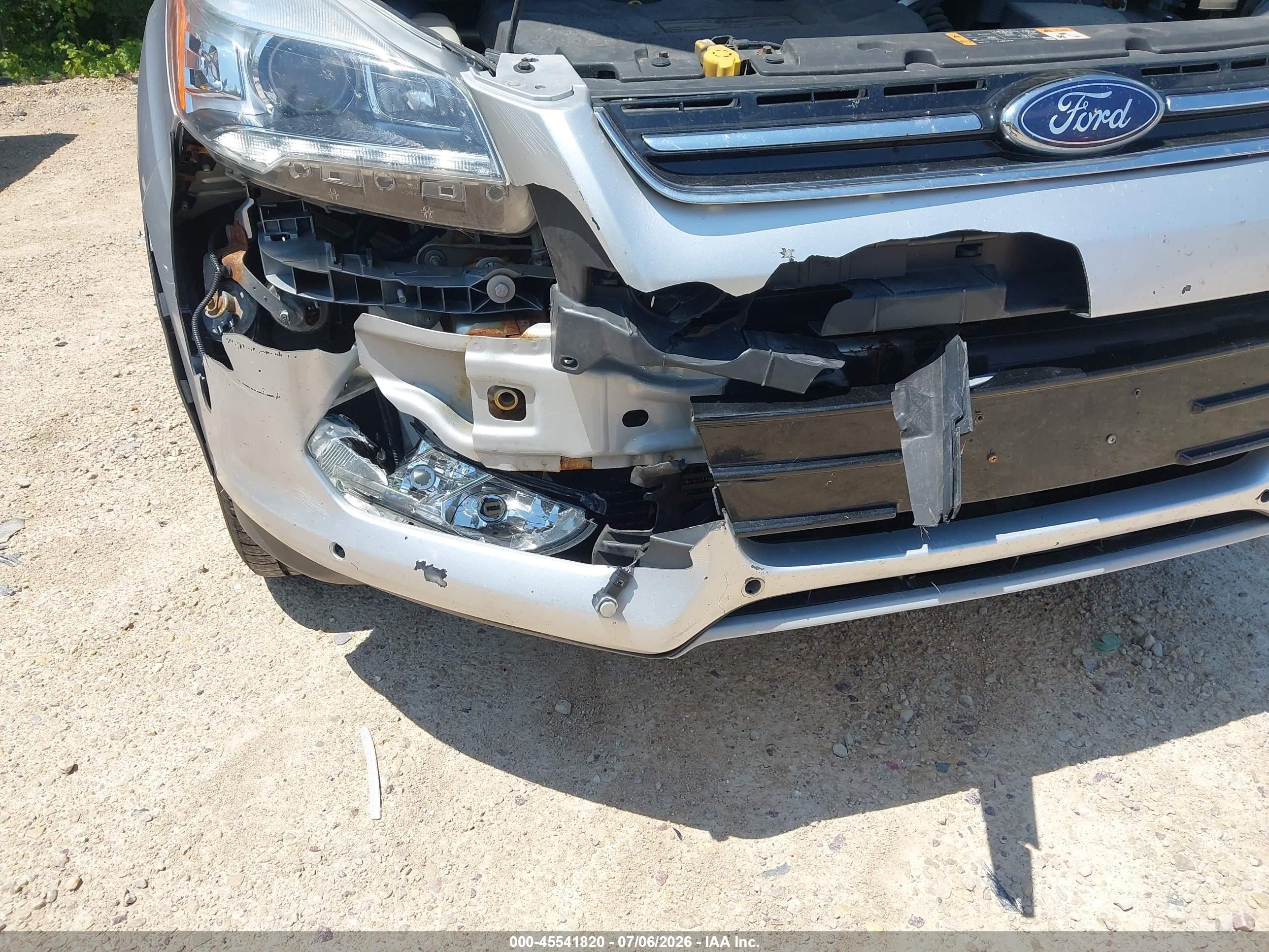 2014 Ford Escape Titanium Silver vin: 1FMCU9J94EUA59227