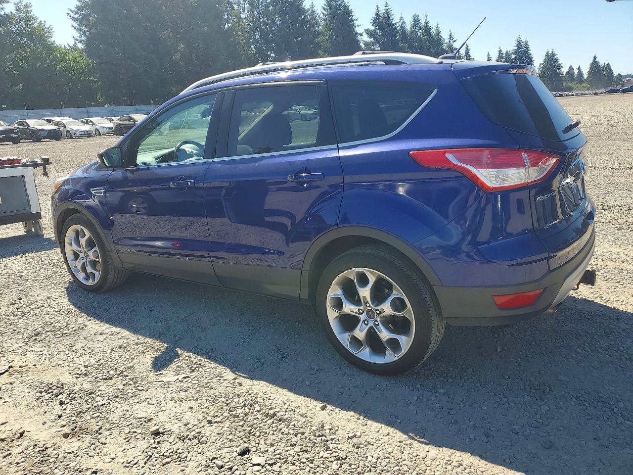 2014 Ford Escape Titanium Blue vin: 1FMCU9J94EUA63536