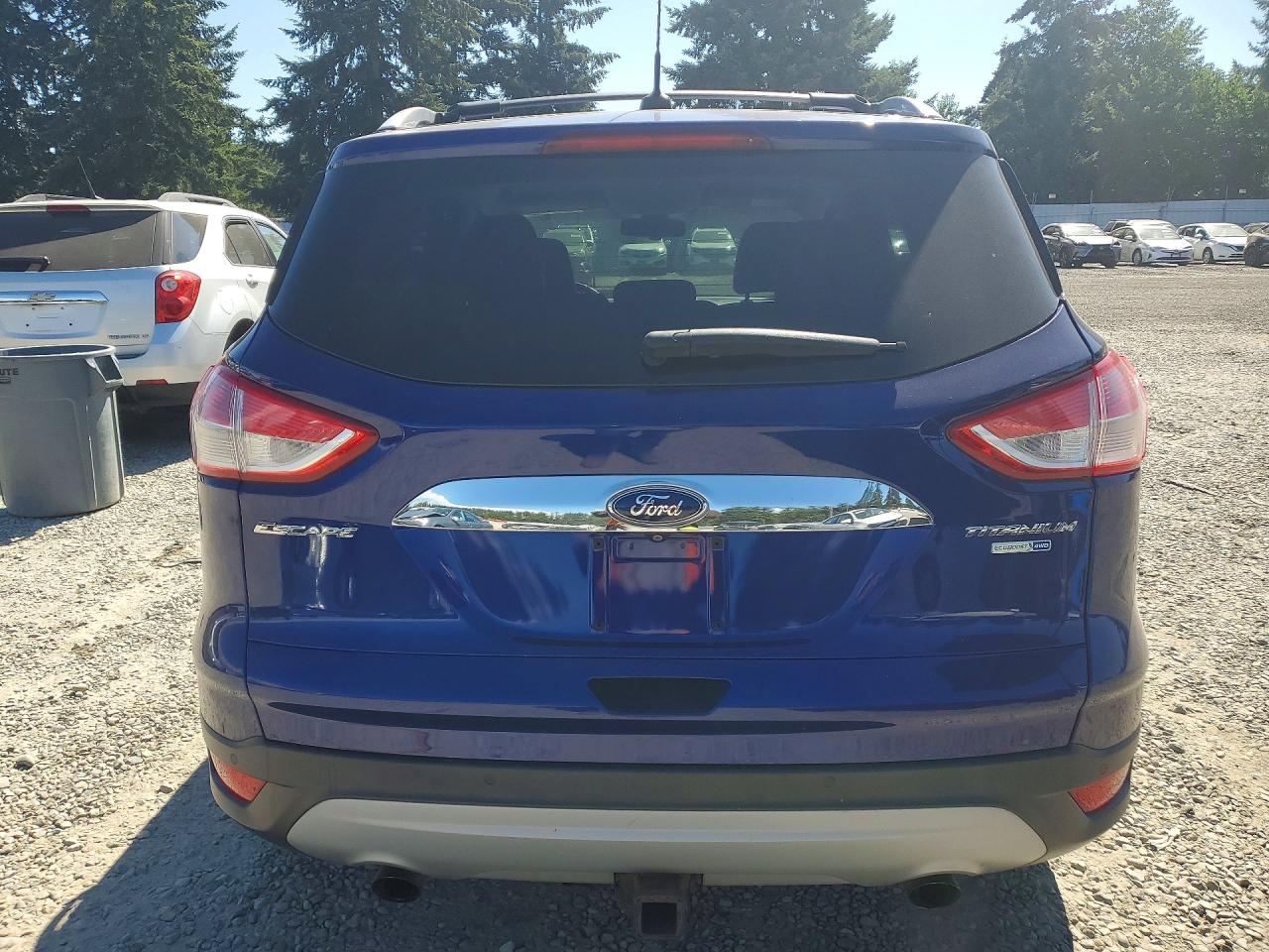 2014 Ford Escape Titanium Blue vin: 1FMCU9J94EUA63536
