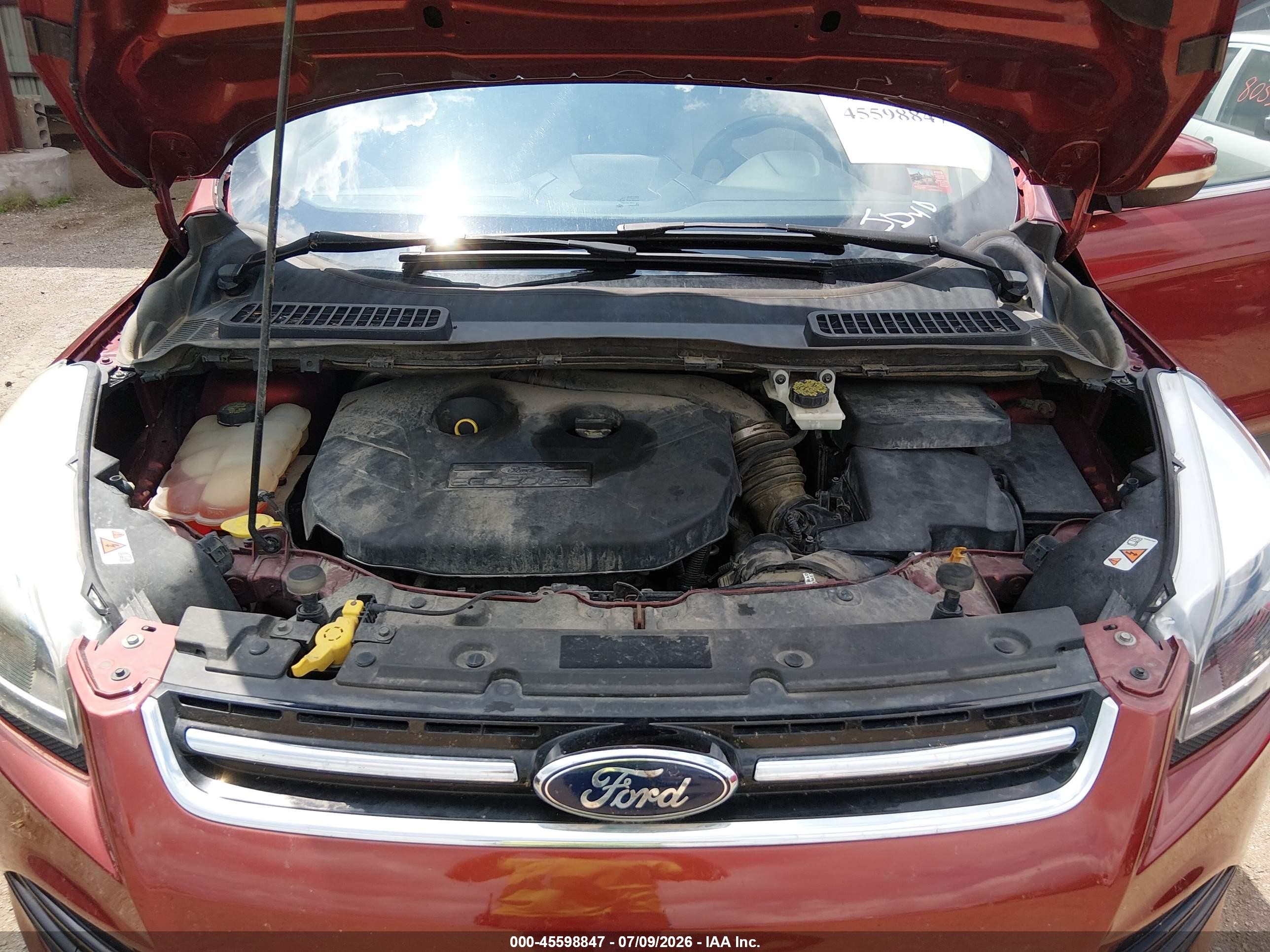 2014 Ford Escape Titanium Orange vin: 1FMCU9J94EUB14629