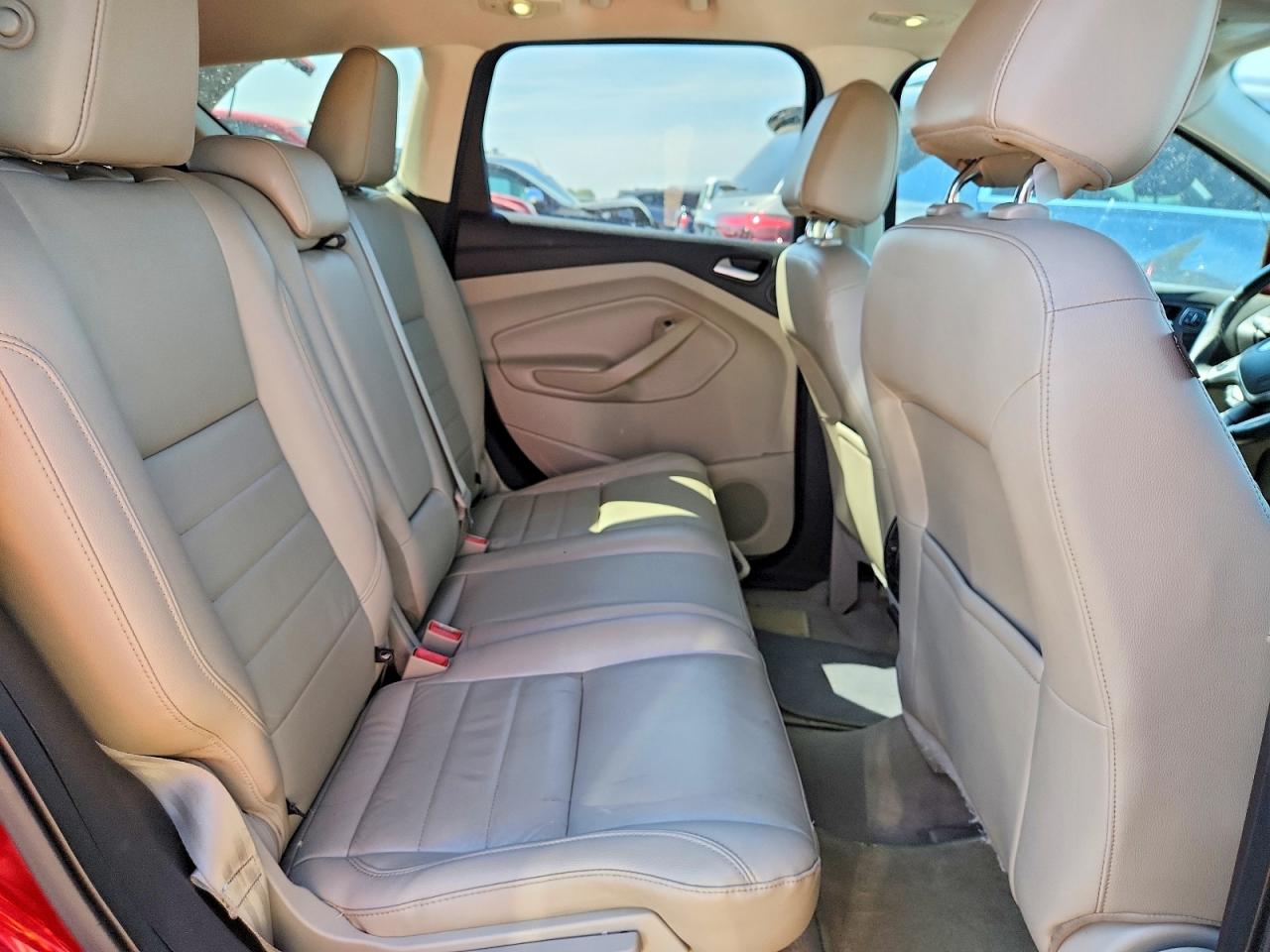 2014 Ford Escape Titanium Red vin: 1FMCU9J94EUB29339