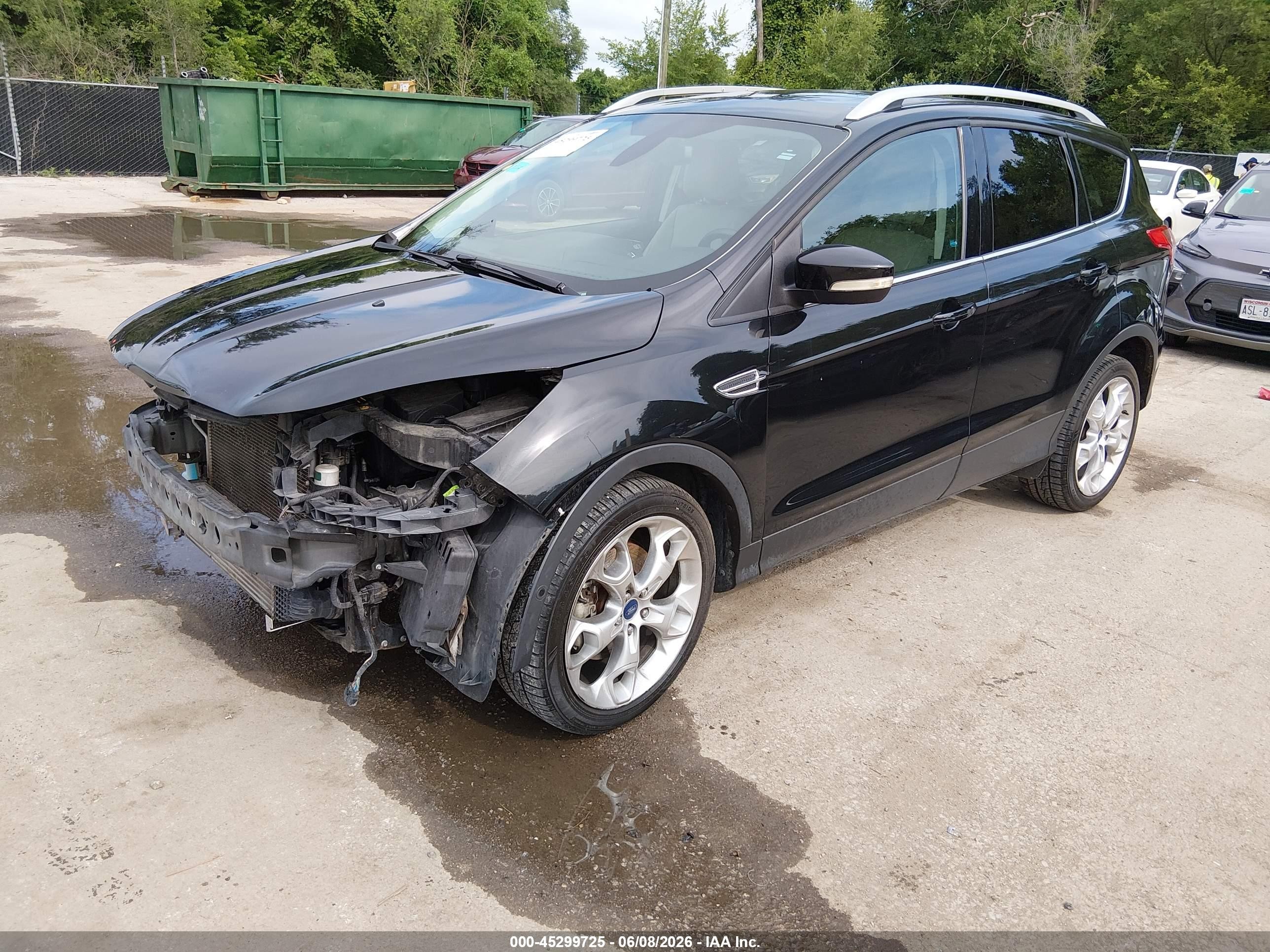 2014 Ford Escape Titanium Black vin: 1FMCU9J94EUB79609