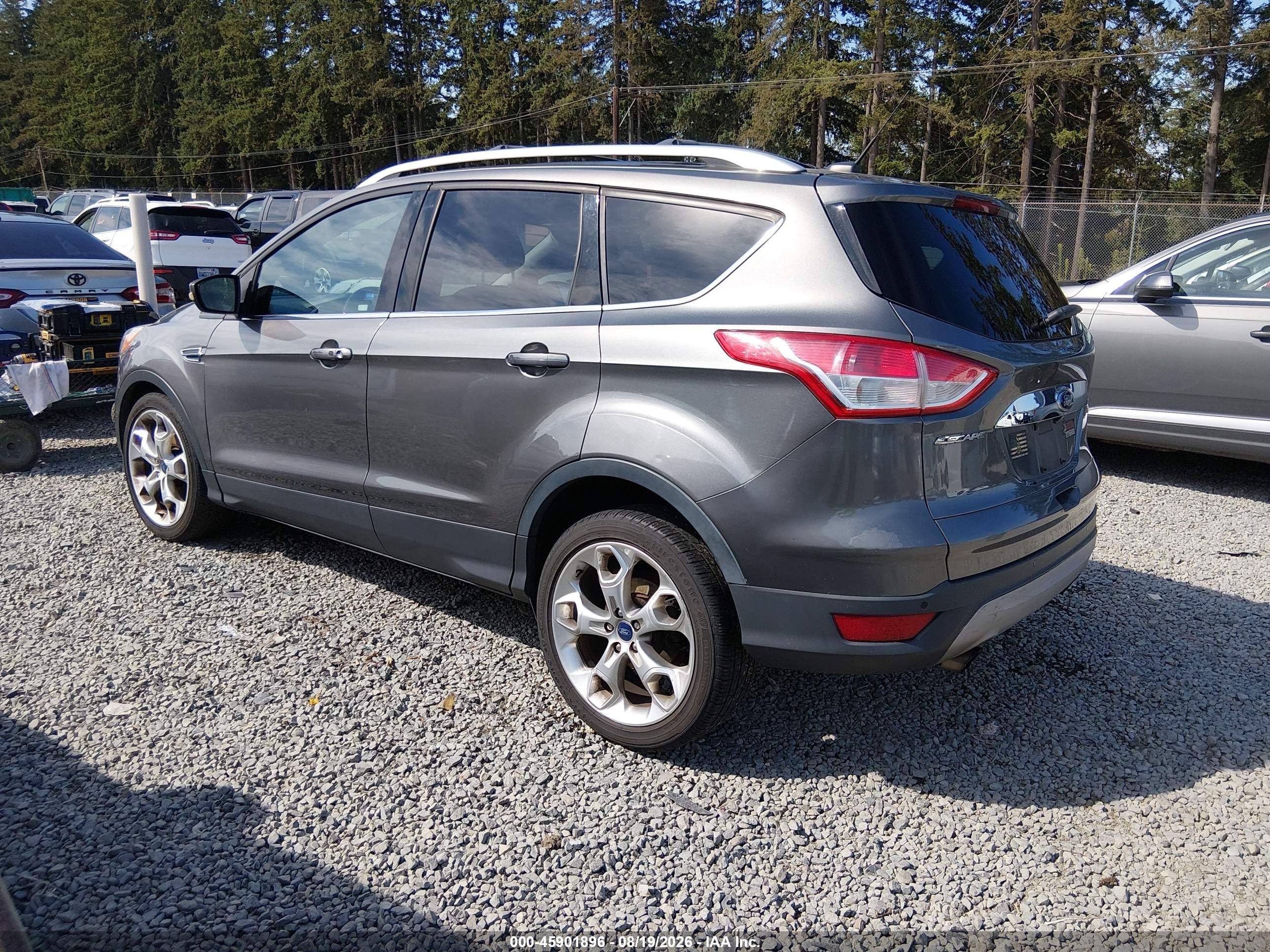 2014 Ford Escape Titanium Gray vin: 1FMCU9J94EUB96720