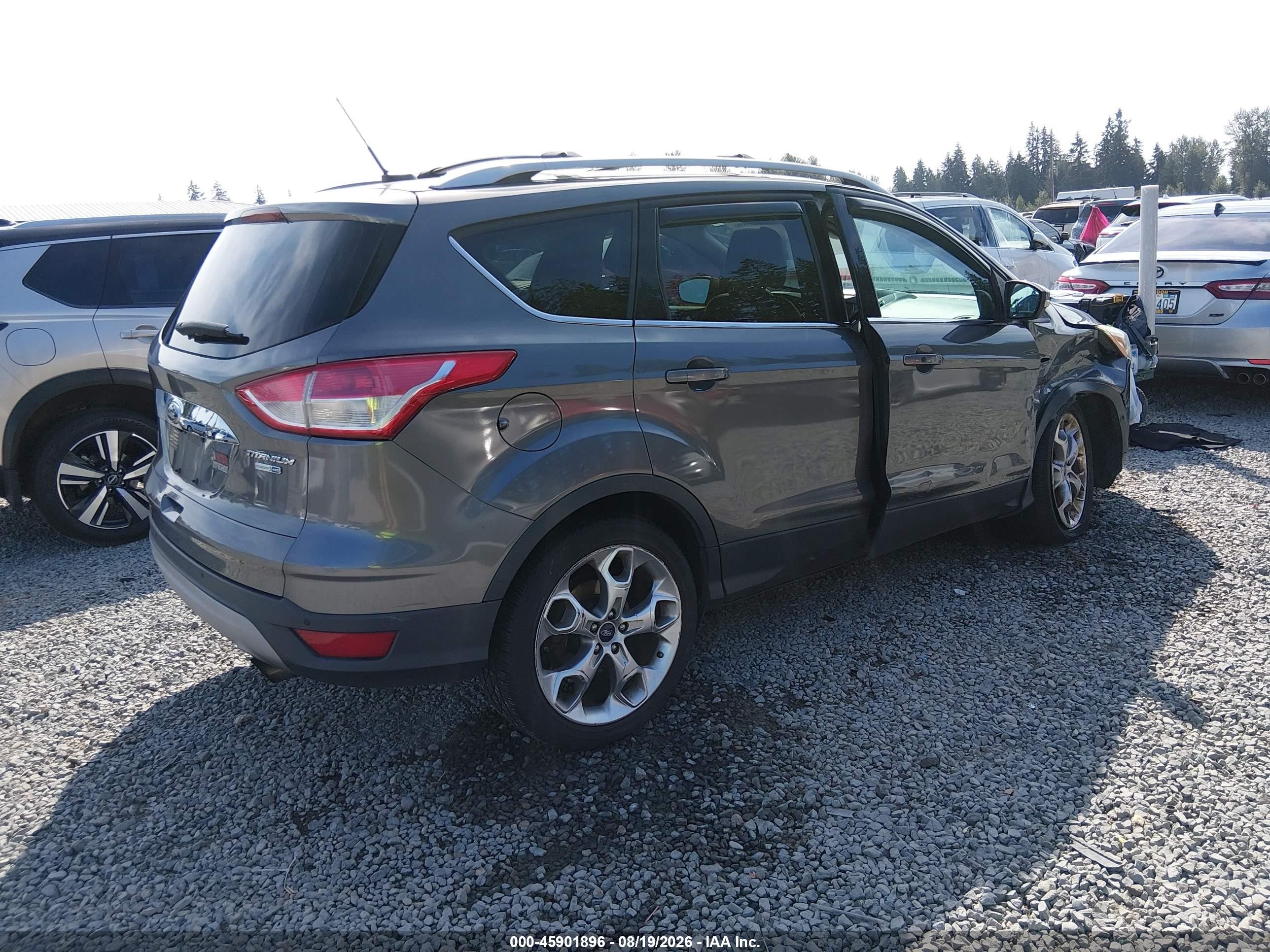 2014 Ford Escape Titanium Gray vin: 1FMCU9J94EUB96720