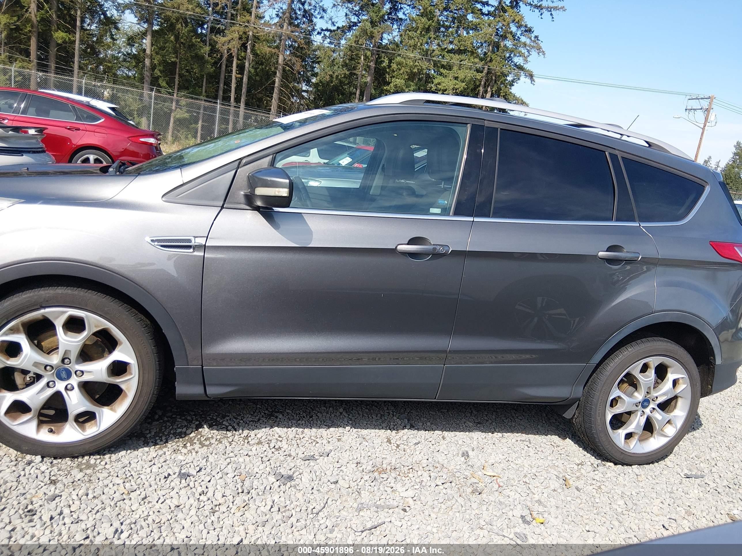 2014 Ford Escape Titanium Gray vin: 1FMCU9J94EUB96720