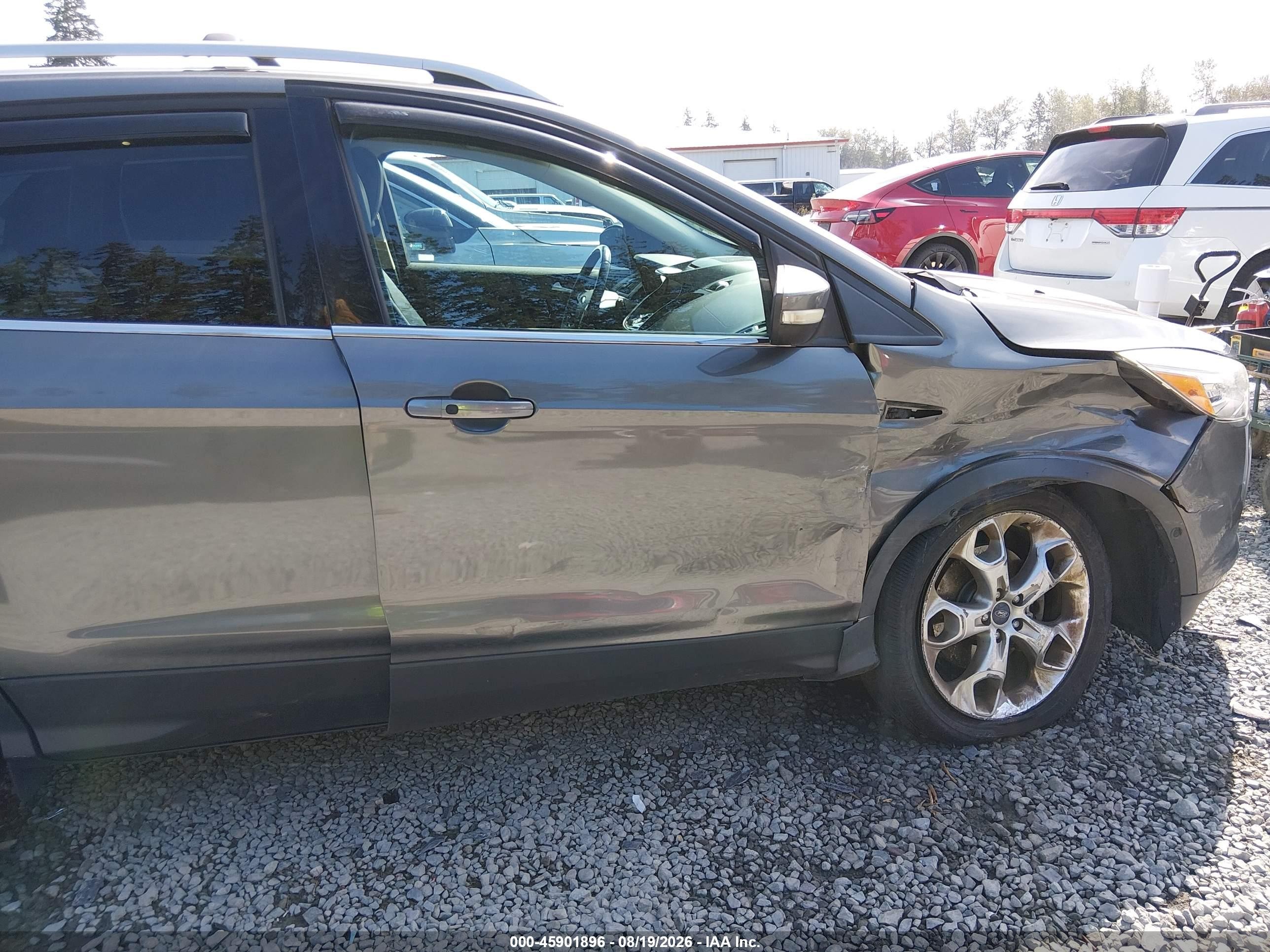 2014 Ford Escape Titanium Gray vin: 1FMCU9J94EUB96720