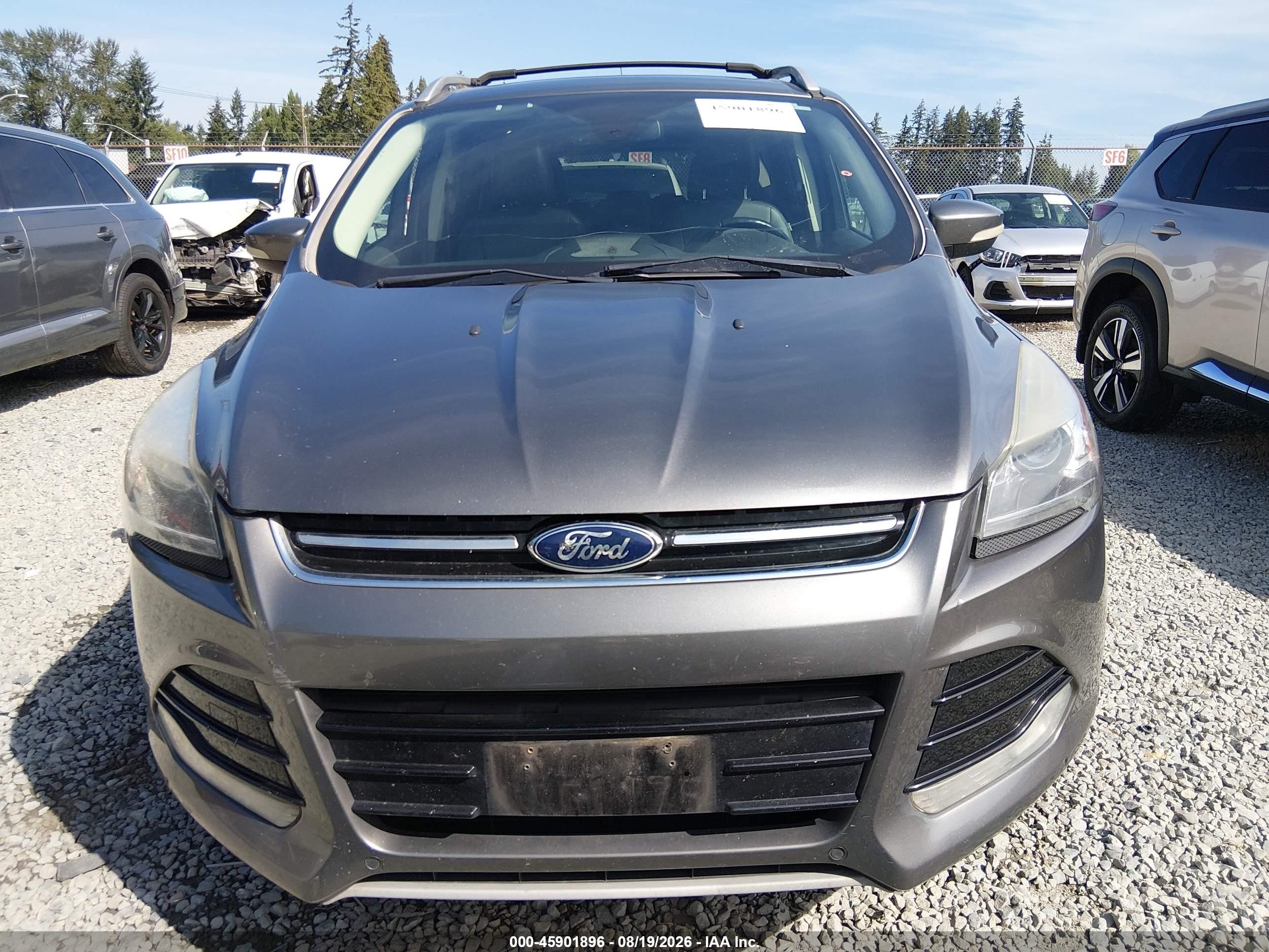 2014 Ford Escape Titanium Gray vin: 1FMCU9J94EUB96720